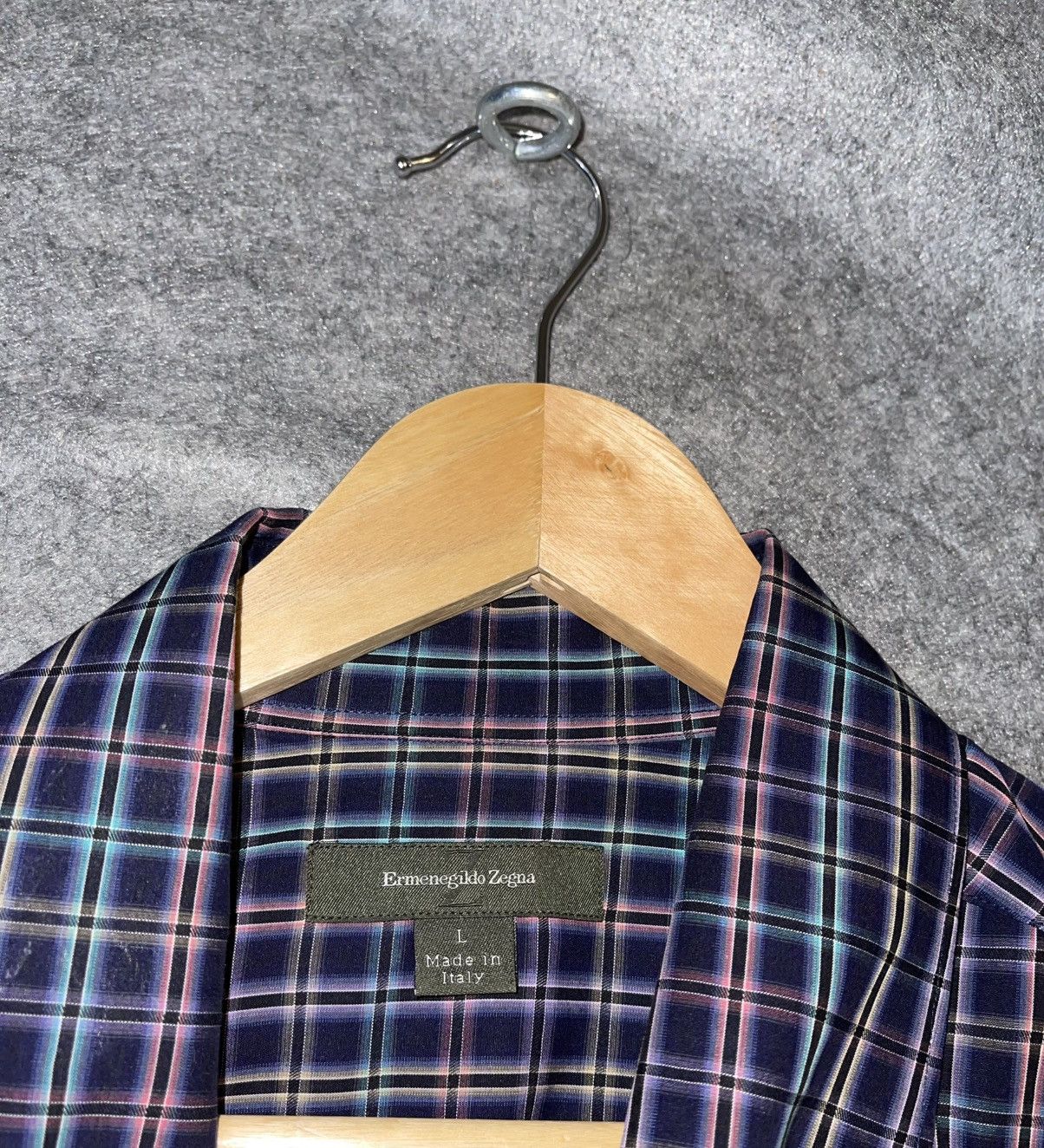 Ermenegildo Zegna Ermenegildo Zegna large Dress Shirt L 100% Cotton Made Italy Size US L / EU 52-54 / 3 - 6 Thumbnail