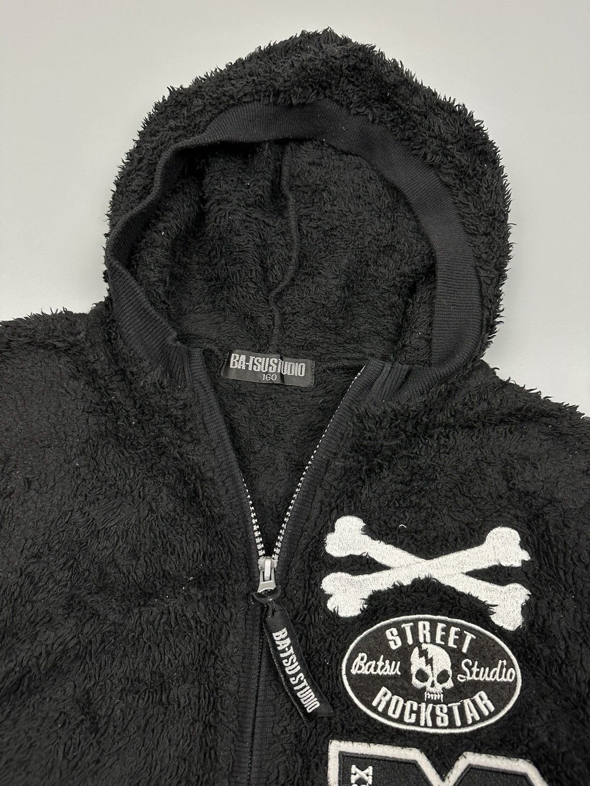 Japanese Brand Batsu Studio Skull Fleece Zipper Hoodie Size US M / EU 48-50 / 2 - 6 Thumbnail