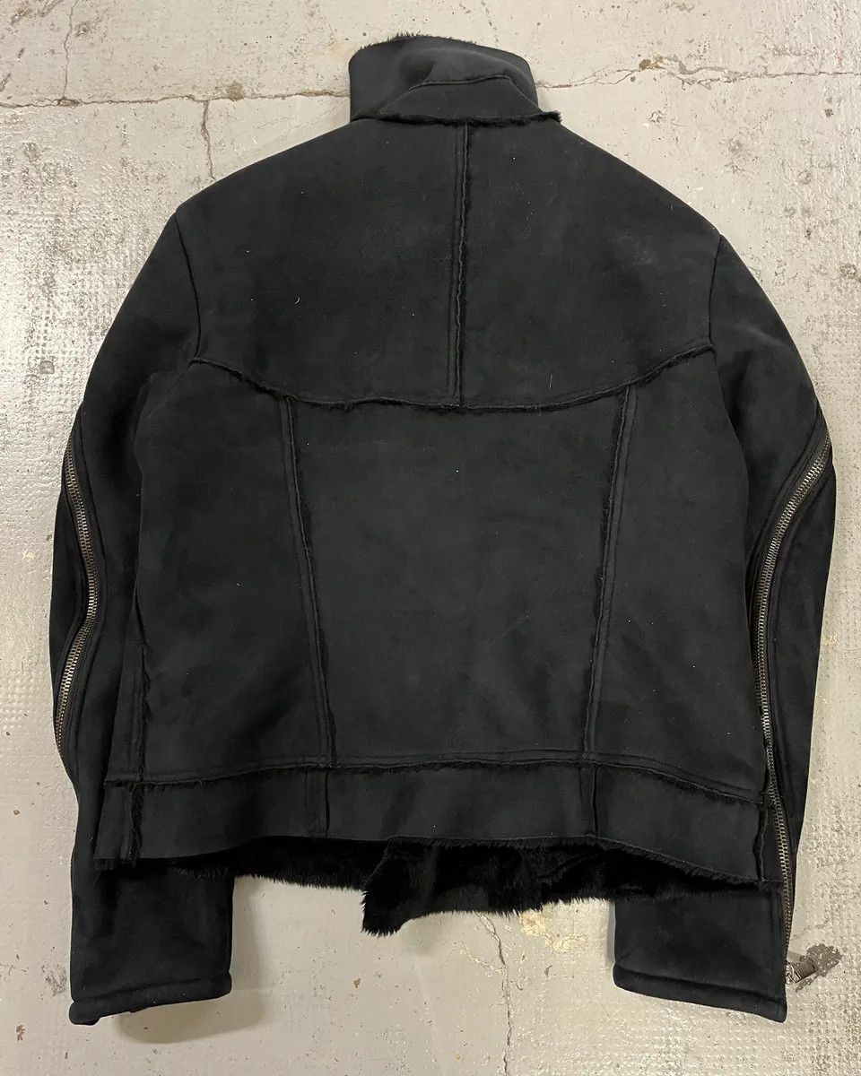 Emporio Armani AW2002 Emporio Armani Tornado Zip Dark Suede Leather Jacket Size US M / EU 48-50 / 2 - 7 Thumbnail