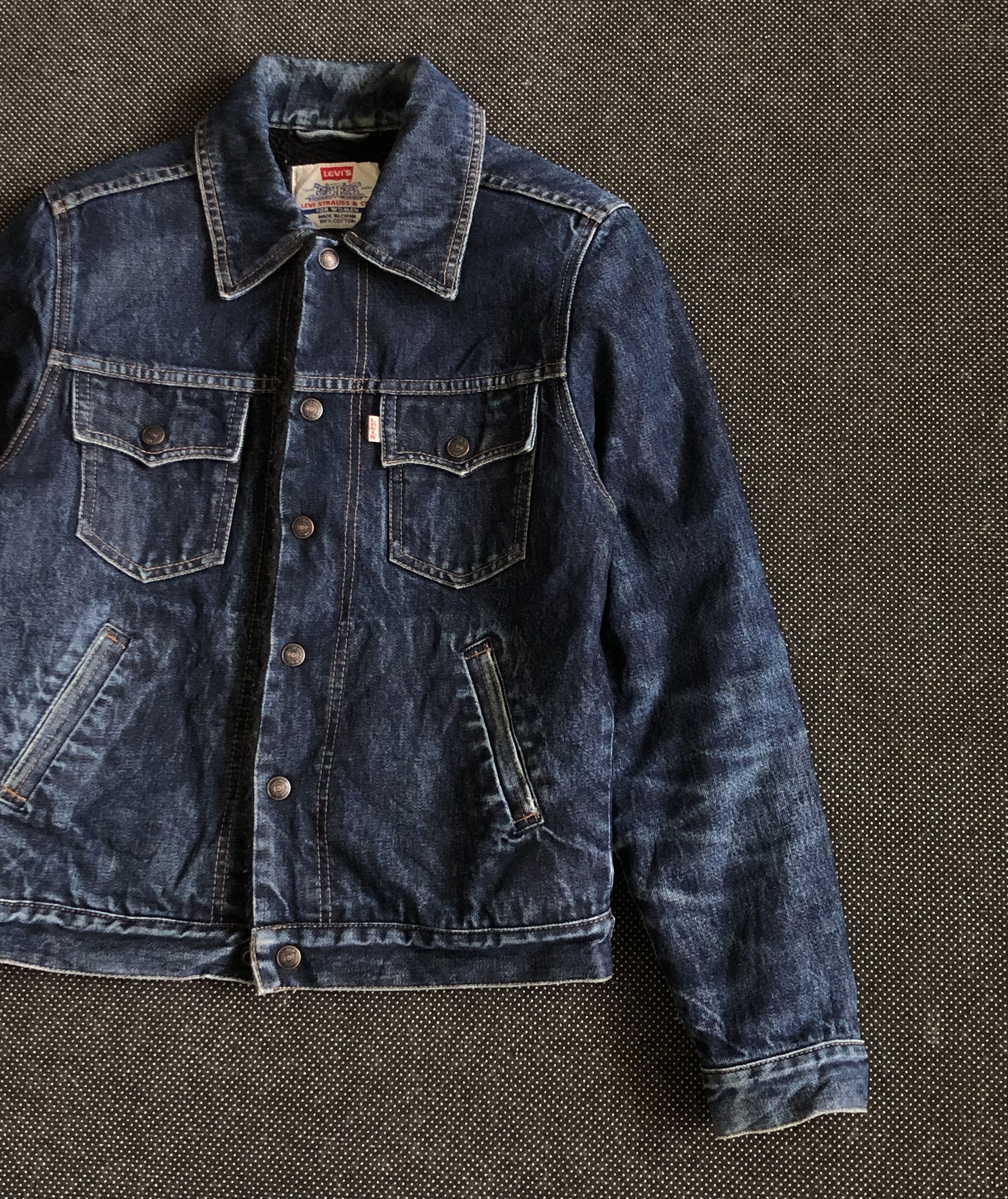 Levi's VINTAGE 1998 LEVIS SHERPA DENIM JACKET Size S / US 4 / IT 40 - 4 Thumbnail