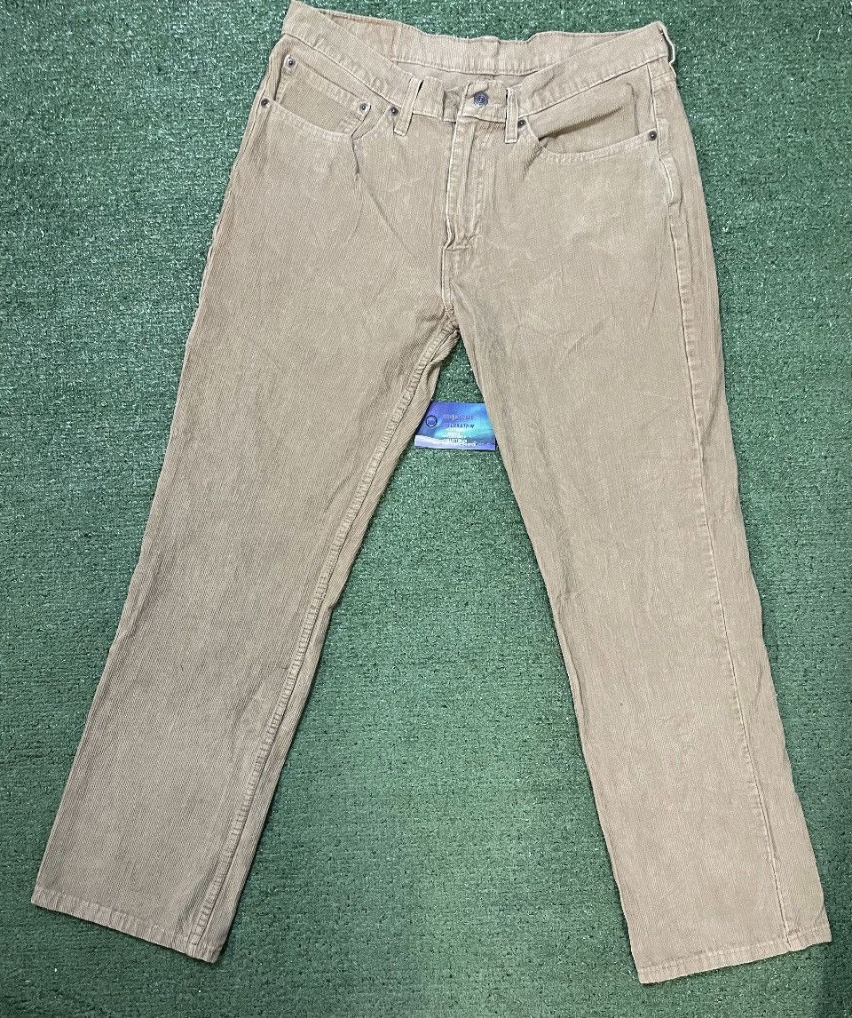 Levi's Levi 514 beige corduroy jeans Size US 34 / EU 50 - 1 Thumbnail