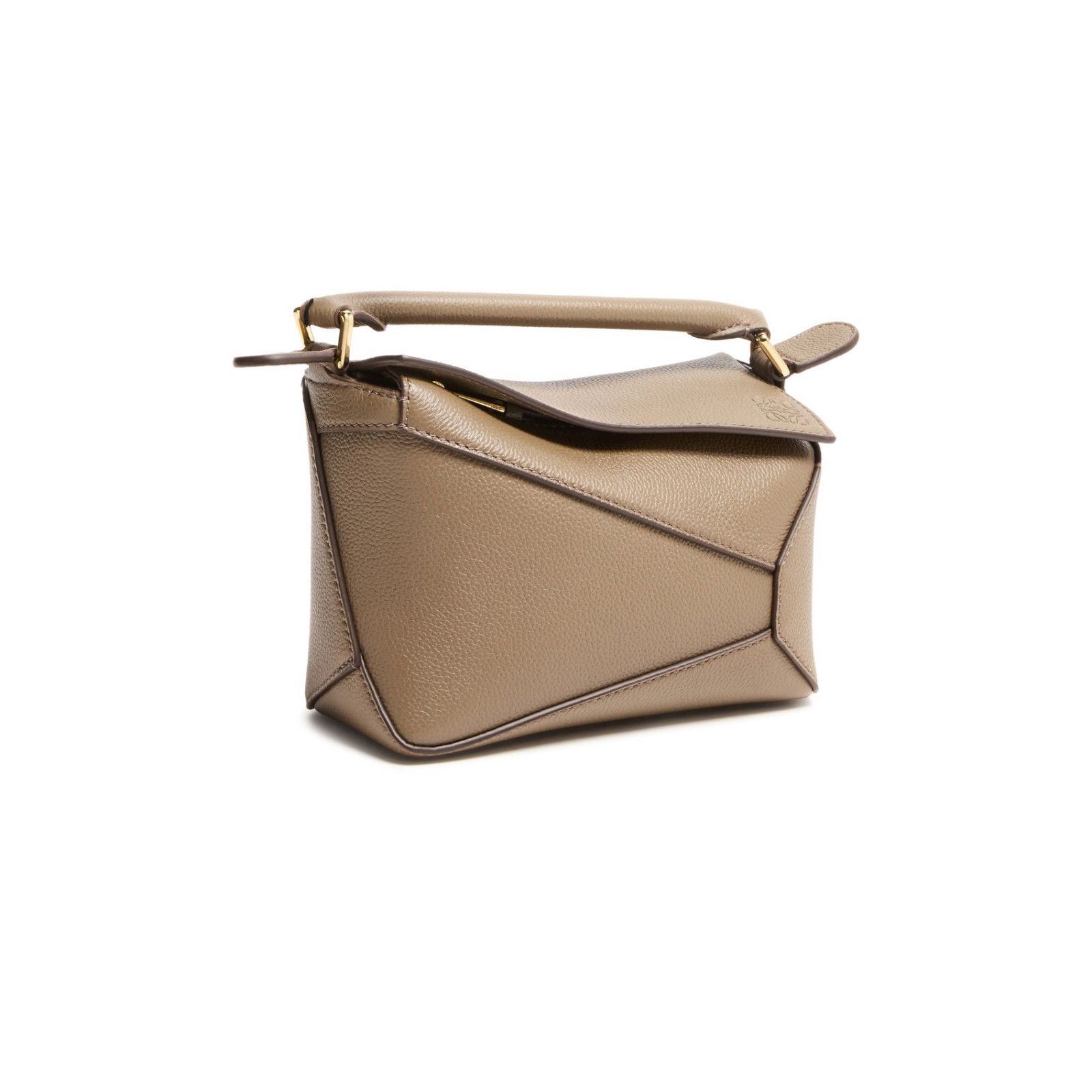Loewe LOEWE Puzzle Edge Mini Taupe Leather Handbag New & Authentic Size ONE SIZE - 2 Thumbnail
