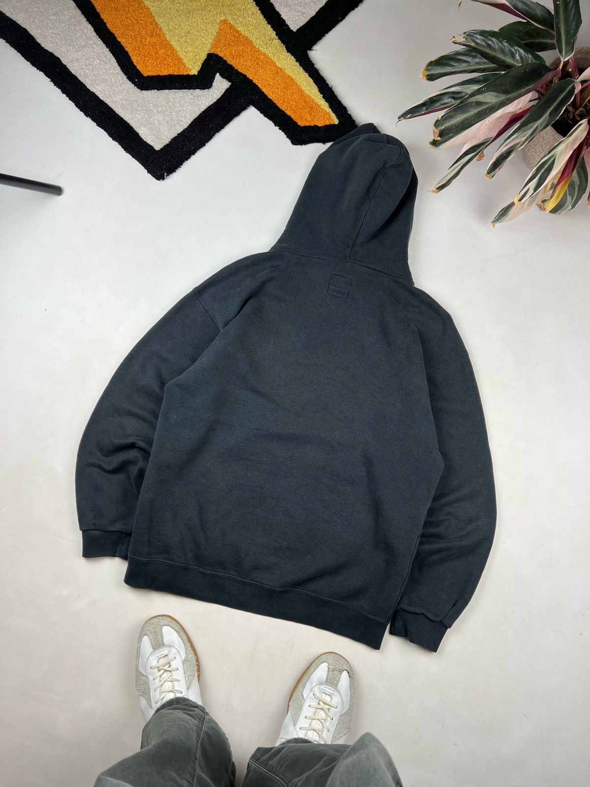 Nike × Vintage NIKE VINTAGE LOGO OVERSIZE BOXY HOODIE FADED Size US M / EU 48-50 / 2 - 3 Thumbnail
