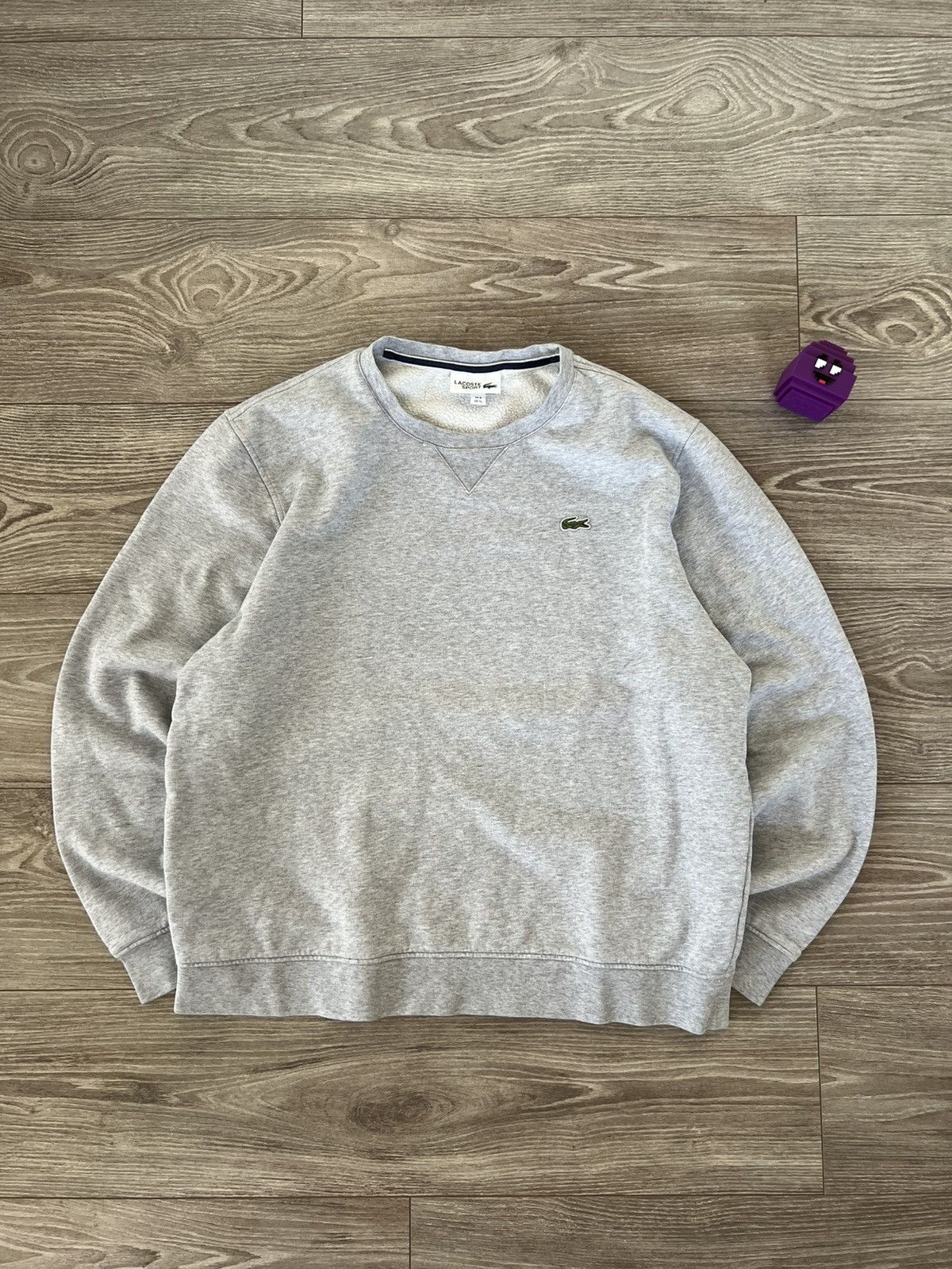 Lacoste Lacoste Sport Casual Fit Crewneck Grey Sweatshirt Size US XL / EU 56 / 4 - 1 Thumbnail