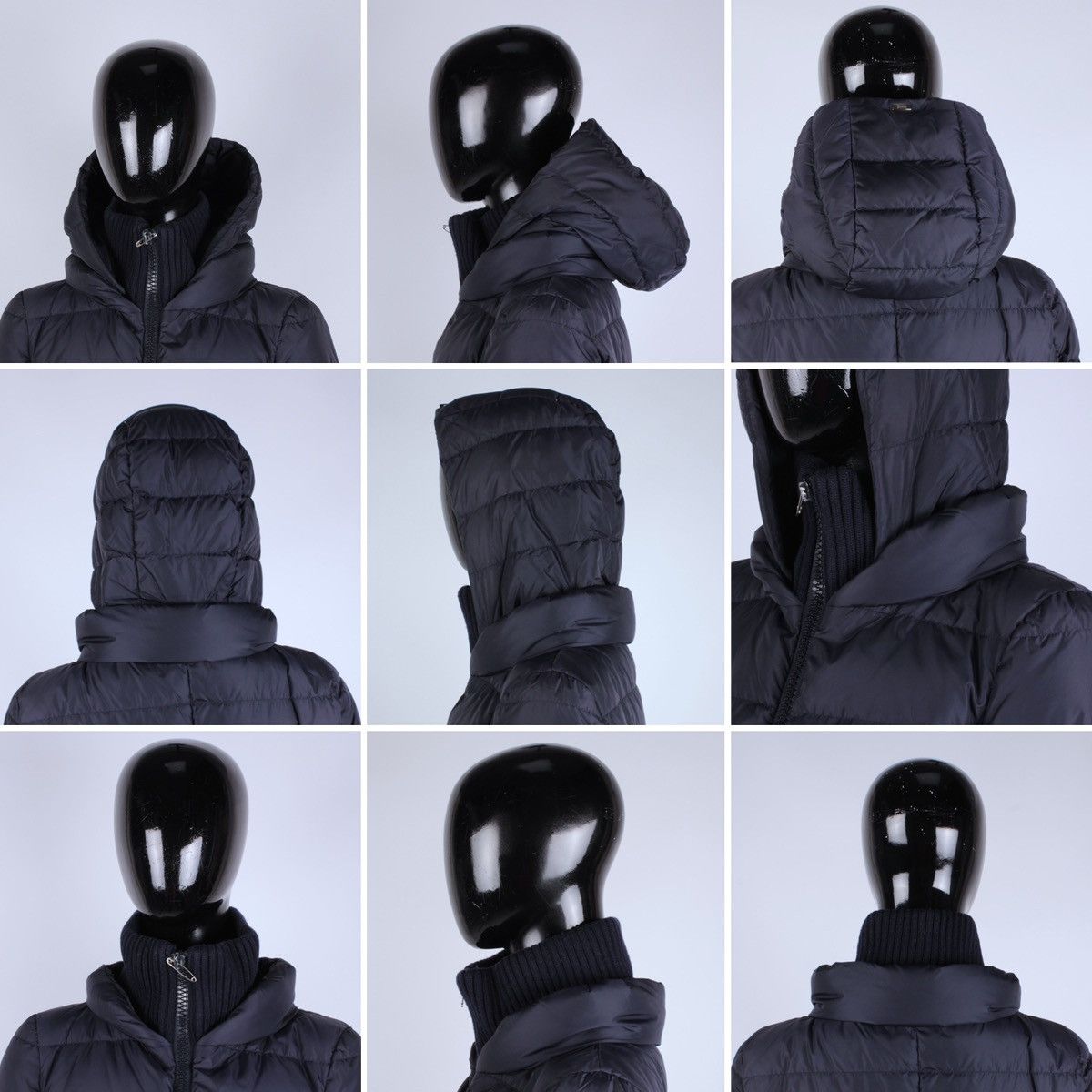Designer × Herno HERNO Long Coat Down Puffer Jacket Polar-Tech Size M / US 6-8 / IT 42-44 - 9 Thumbnail