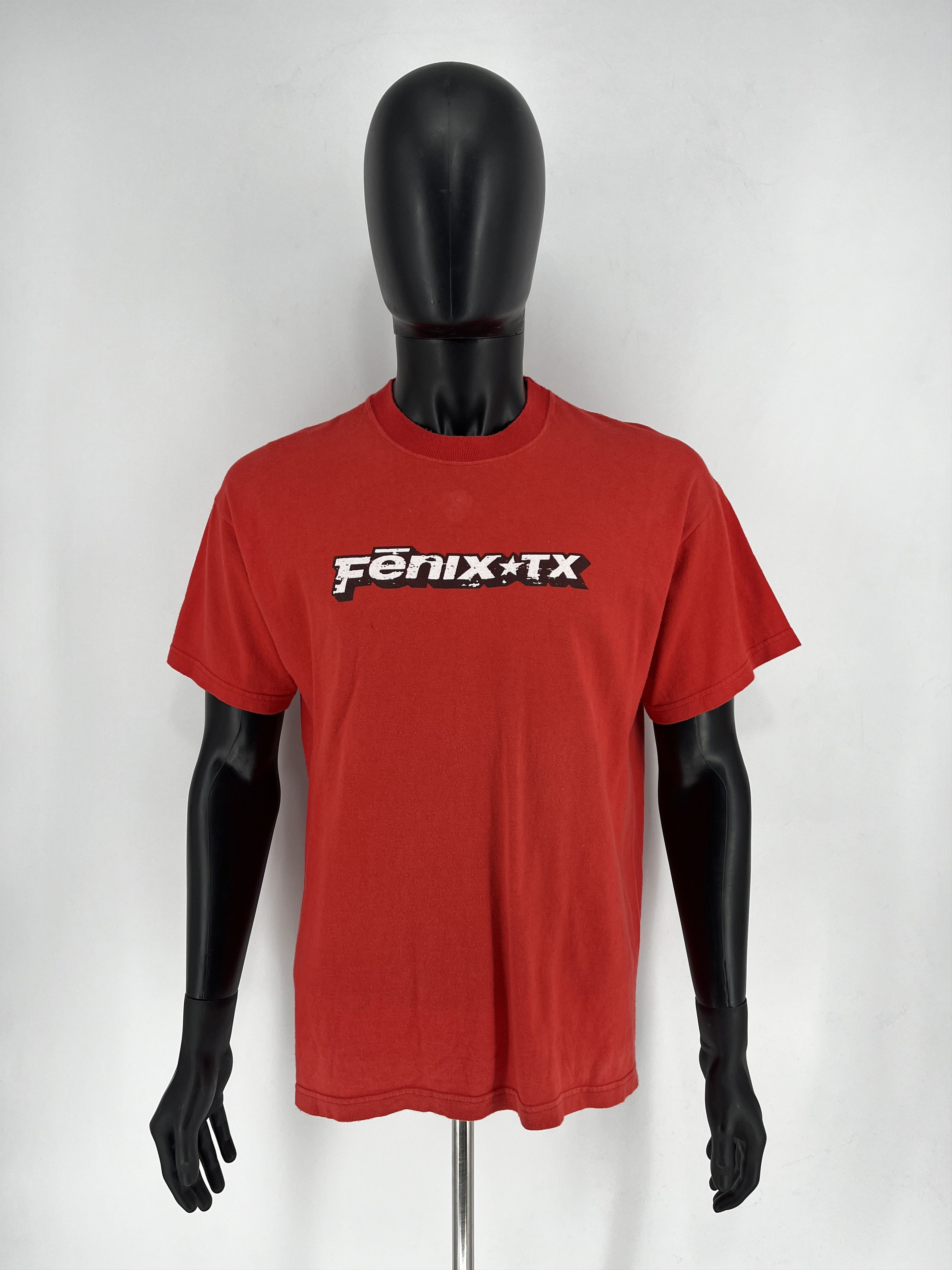 Vintage Vintage Y2K Red Fenix TX Punk Pop Band Skater Tee Screen L Size US L / EU 52-54 / 3 - 2 Thumbnail