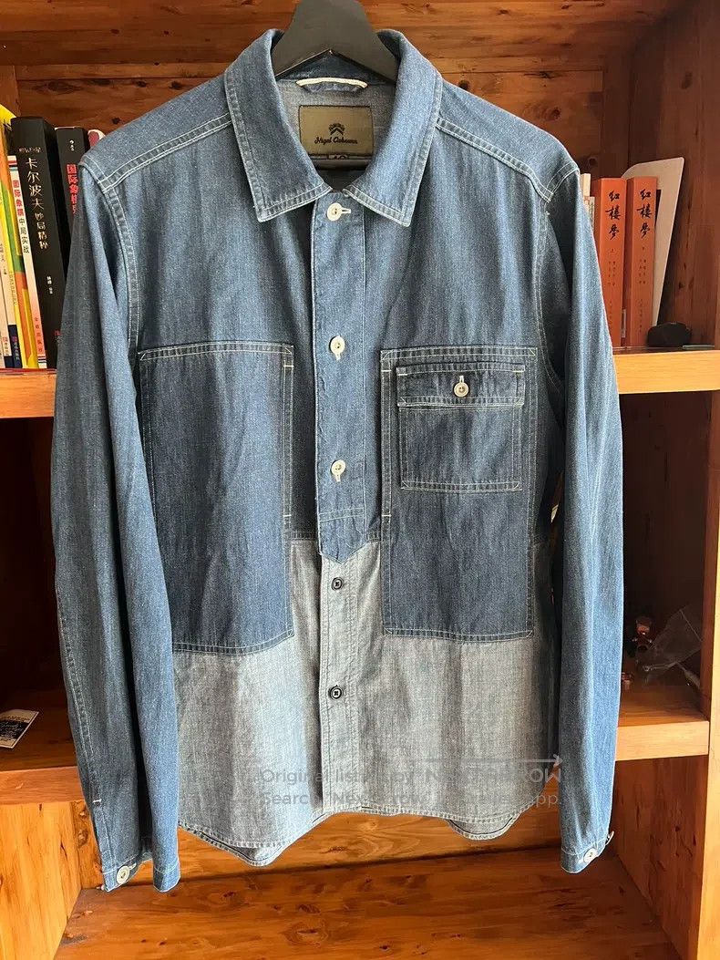 Nigel Cabourn Nigel Cabourn Patchwork short-sleeve shirt Size US M / EU 48-50 / 2 - 2 Thumbnail
