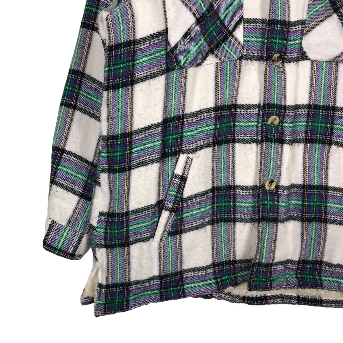 Japanese Brand 🔥Vintage Flannel Shirt Jacket Gresham Japan Tartan Checked Size US L / EU 52-54 / 3 - 4 Thumbnail