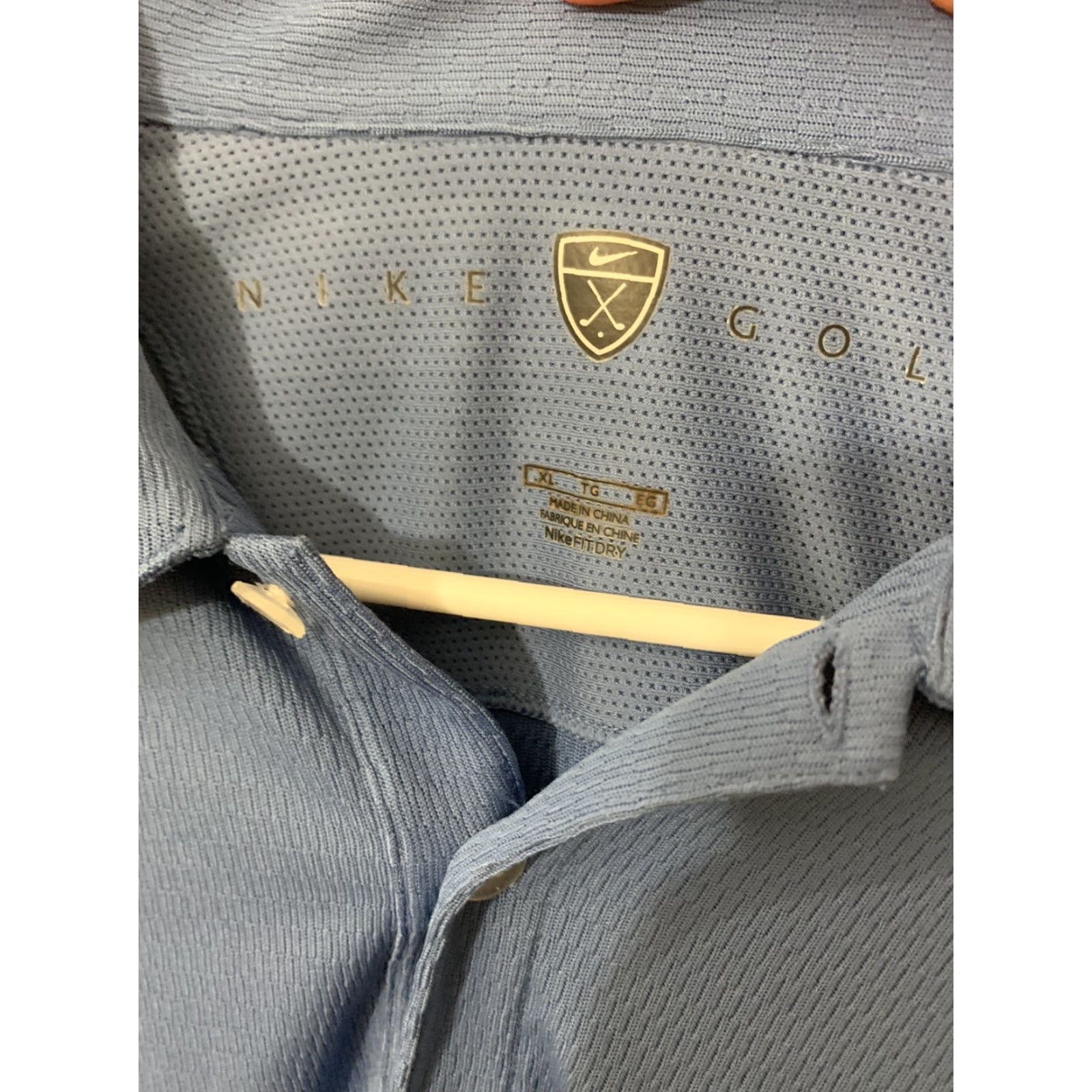Nike VINTAGE Nike Golf Polo Shirt Men XL Blue Dri-Fit Tour Performance Stretch Golf Polo Mens XL Blue Nike Golf Brand Standards Size US XL / EU 56 / 4 - 2 Thumbnail