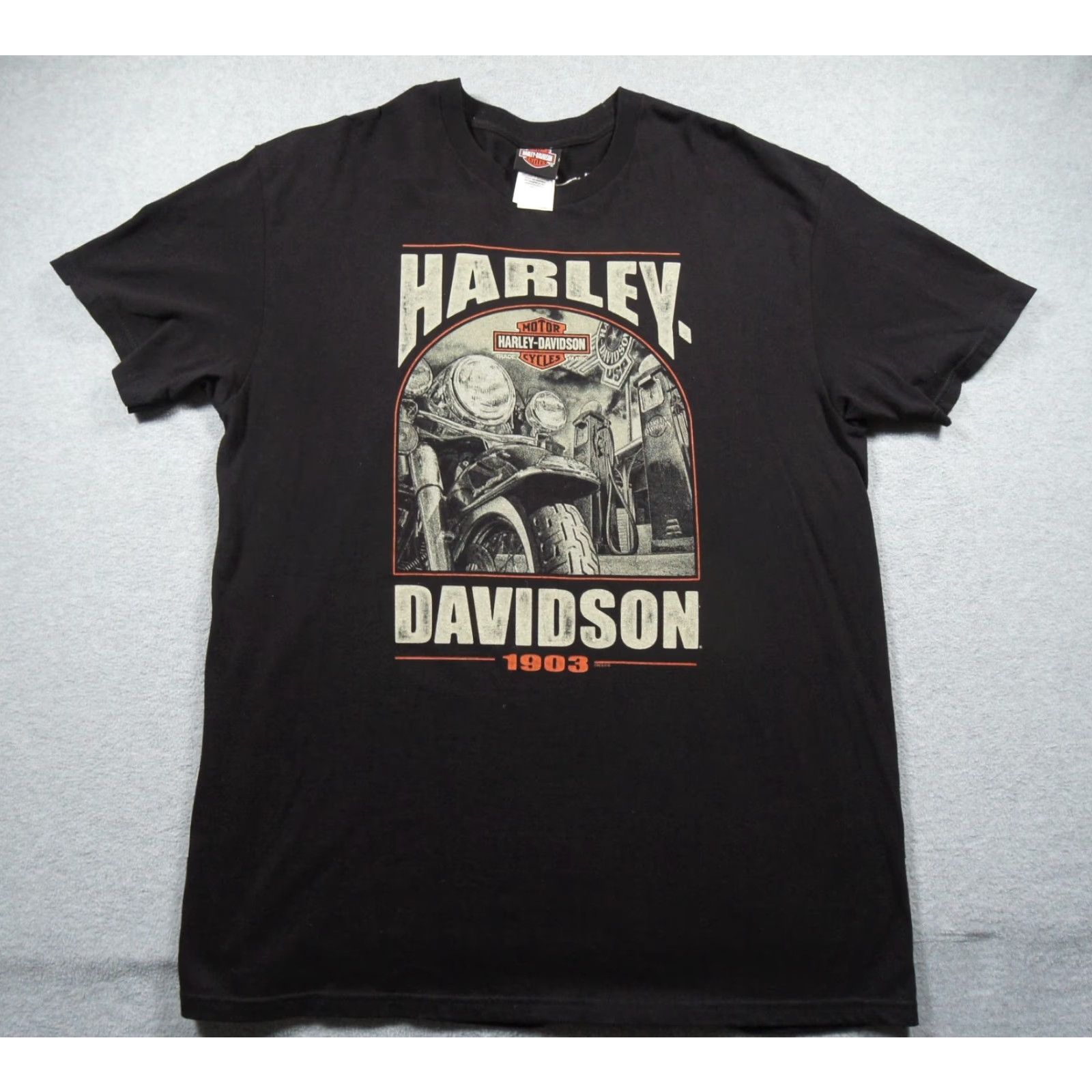 Harley Davidson Harley-Davidson Shirt Mens XL Black Motorcycle Graphic Tee Arizona Biker Shirt T-Shirt Crew Neck Short Sleeve Graphic Print Vintage No Size US XL / EU 56 / 4 - 2 Thumbnail