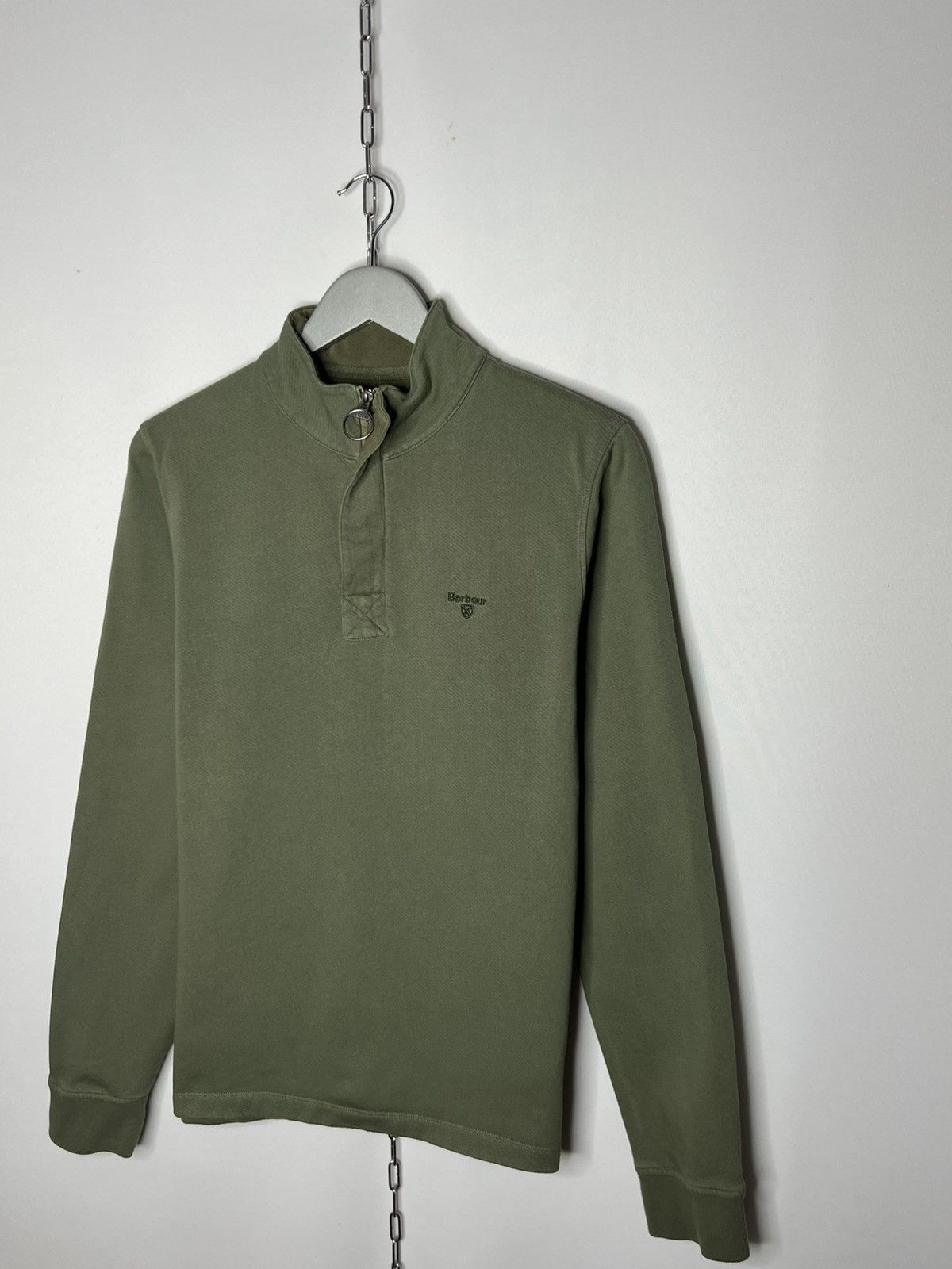 Barbour Barbour 1/3 Zip Pullover Sweatshirt Jumper Vintage Size US S / EU 44-46 / 1 - 2 Thumbnail