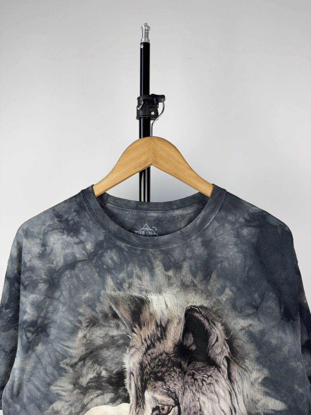 The Mountain × Vintage The Mountain Wolf T-Shirt Tie Dye Nature Graphic USA Made Size US L / EU 52-54 / 3 - 3 Thumbnail