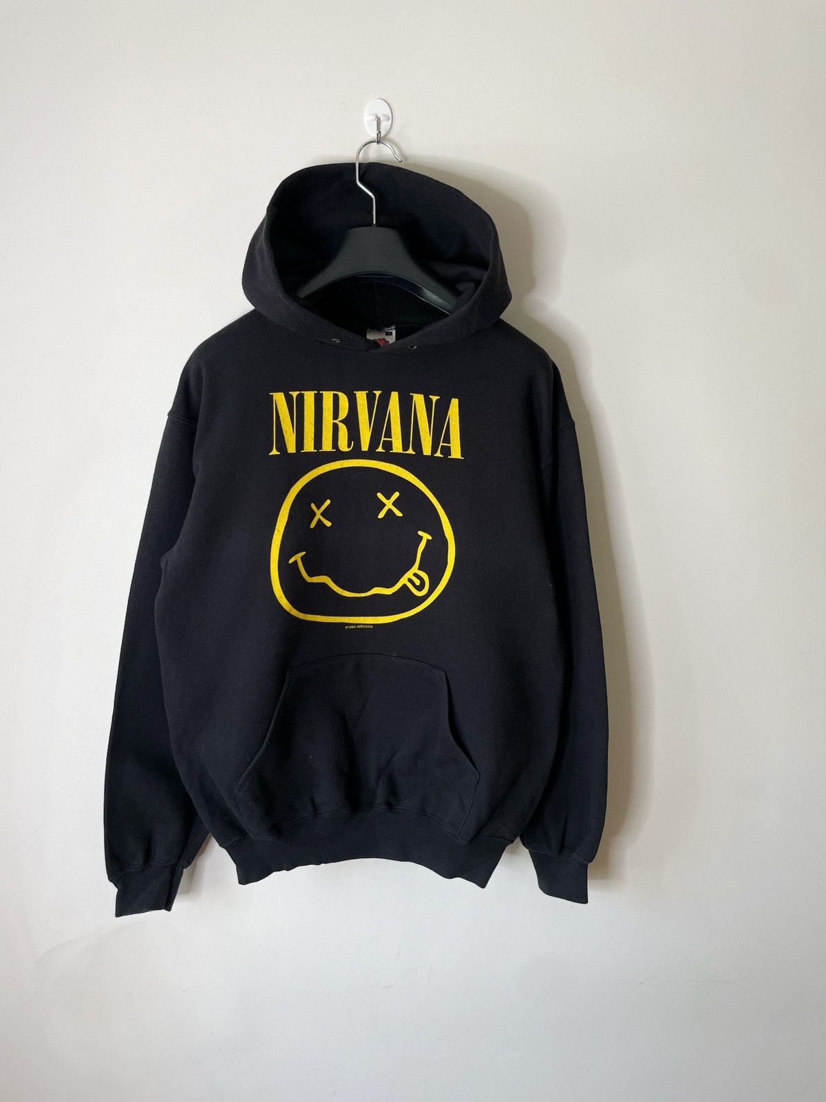 Nirvana VTG Nirvana Smile Face 1992 Kurt Cobain Boxy Fit Hoodie Size US S / EU 44-46 / 1 - 4 Thumbnail