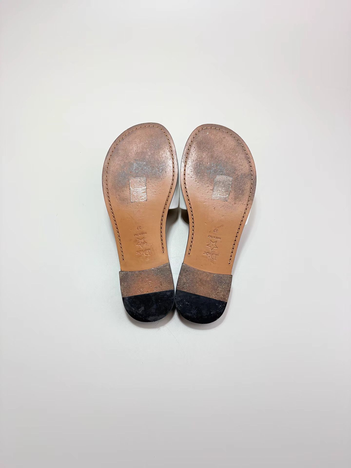 Dior DIOR Logo Slide Sandals K1 Size US 7 / IT 37 - 6 Thumbnail