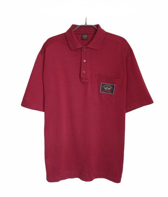 Paul & Shark Paul Shark Vintage Polo Shirt Mens Sz L Red Size US L / EU 52-54 / 3 - 1 Thumbnail