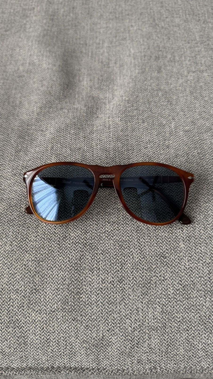 Persol Persol Brown Havana Sunglasses Classic Round Frame Size ONE SIZE - 17 Thumbnail