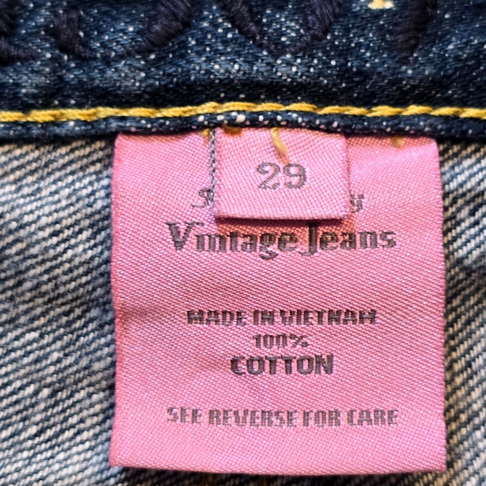 Vintage VINTAGE American Republic Jeans Women Size 29 Blue Flare Embroidery Low Rise Capsule Y2K Size 29" - 6 Thumbnail