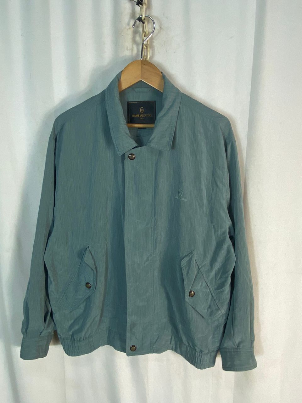 Japanese Brand Gianni Valentino small spellout zipper jacket Size US M / EU 48-50 / 2 - 1 Thumbnail