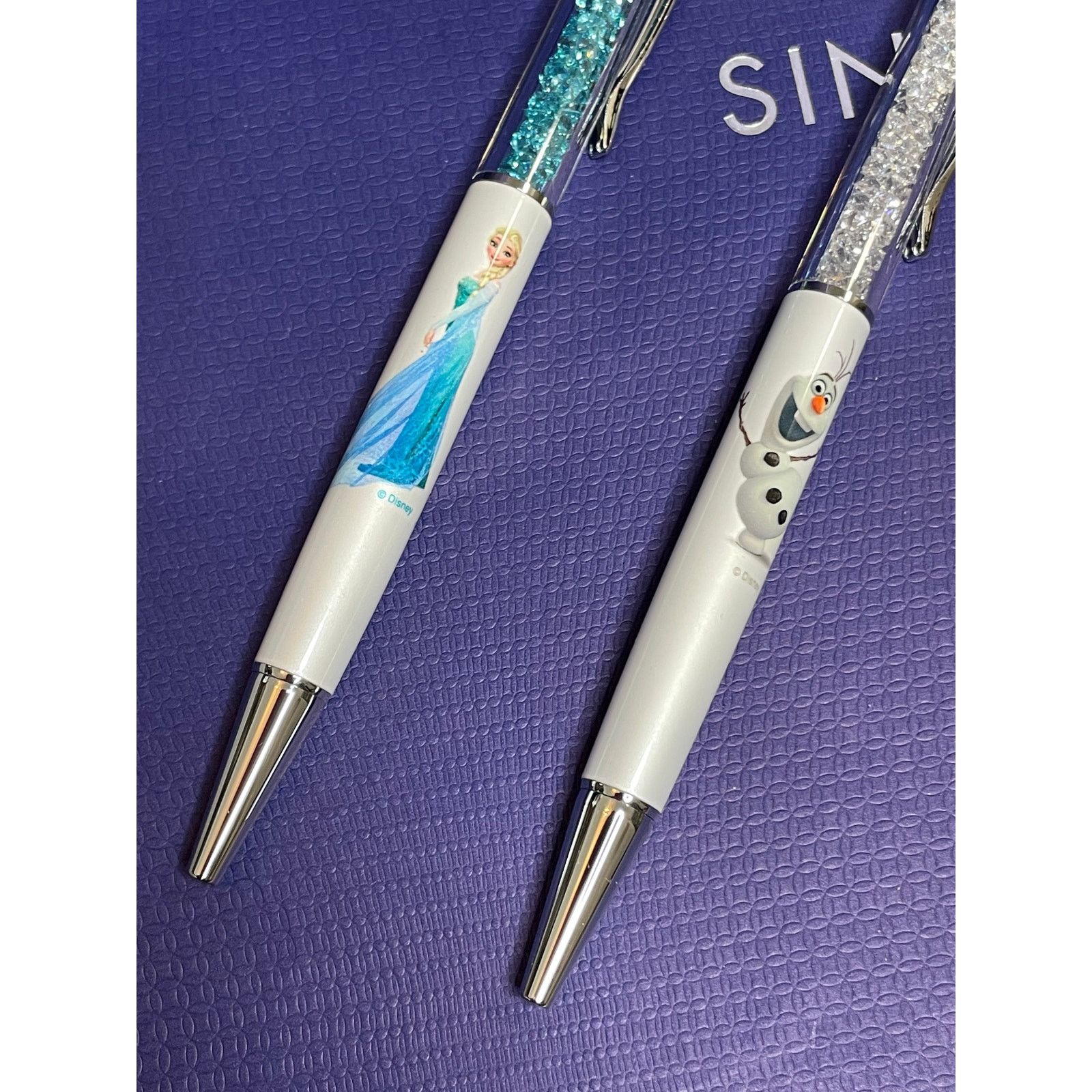 Swarovski Swarovski Frozen Ana & Olaf Crystal Steel BallPoint Pen set Size ONE SIZE - 3 Thumbnail