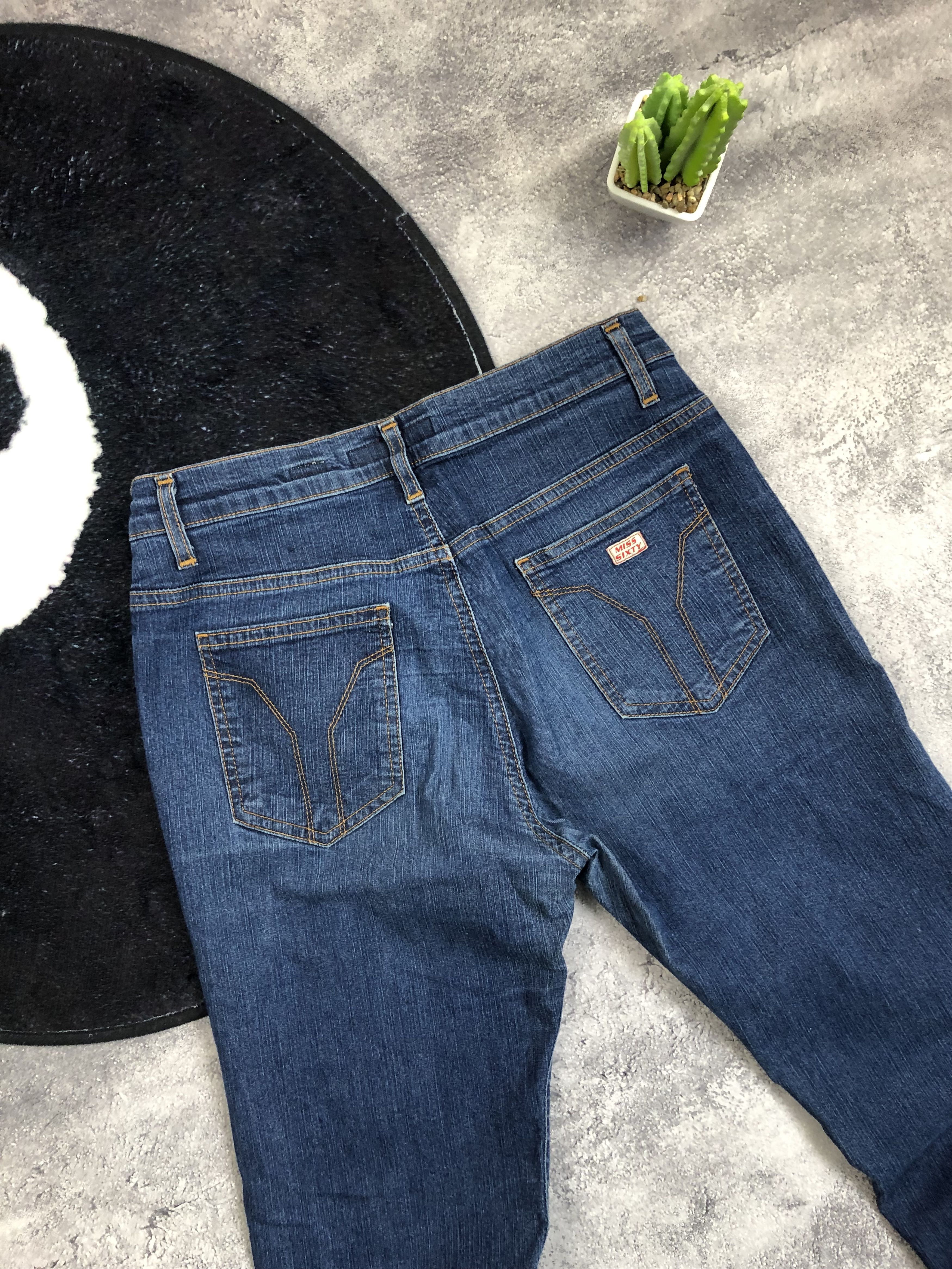 Miss Sixty MISS SIXTY Vintage Denim Flared Jeans Y2k Hippie Streetwear Size 29" - 4 Thumbnail