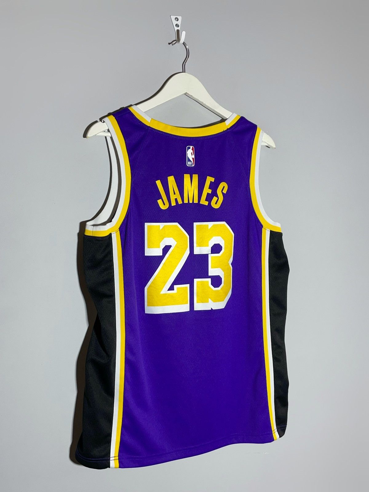 Jordan Brand × NBA #23 James L.A Lakers Jordan Brand NBA Basketball Jersey Size US L / EU 52-54 / 3 - 6 Thumbnail
