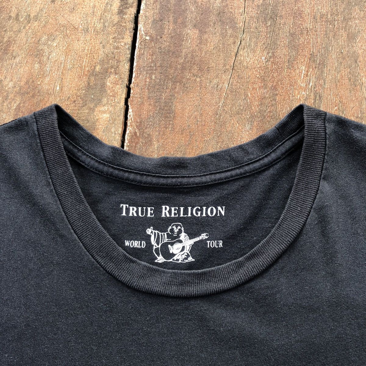 True Religion Vintage True Religion Big Buddha World Tour T Shirt Size US L / EU 52-54 / 3 - 4 Thumbnail