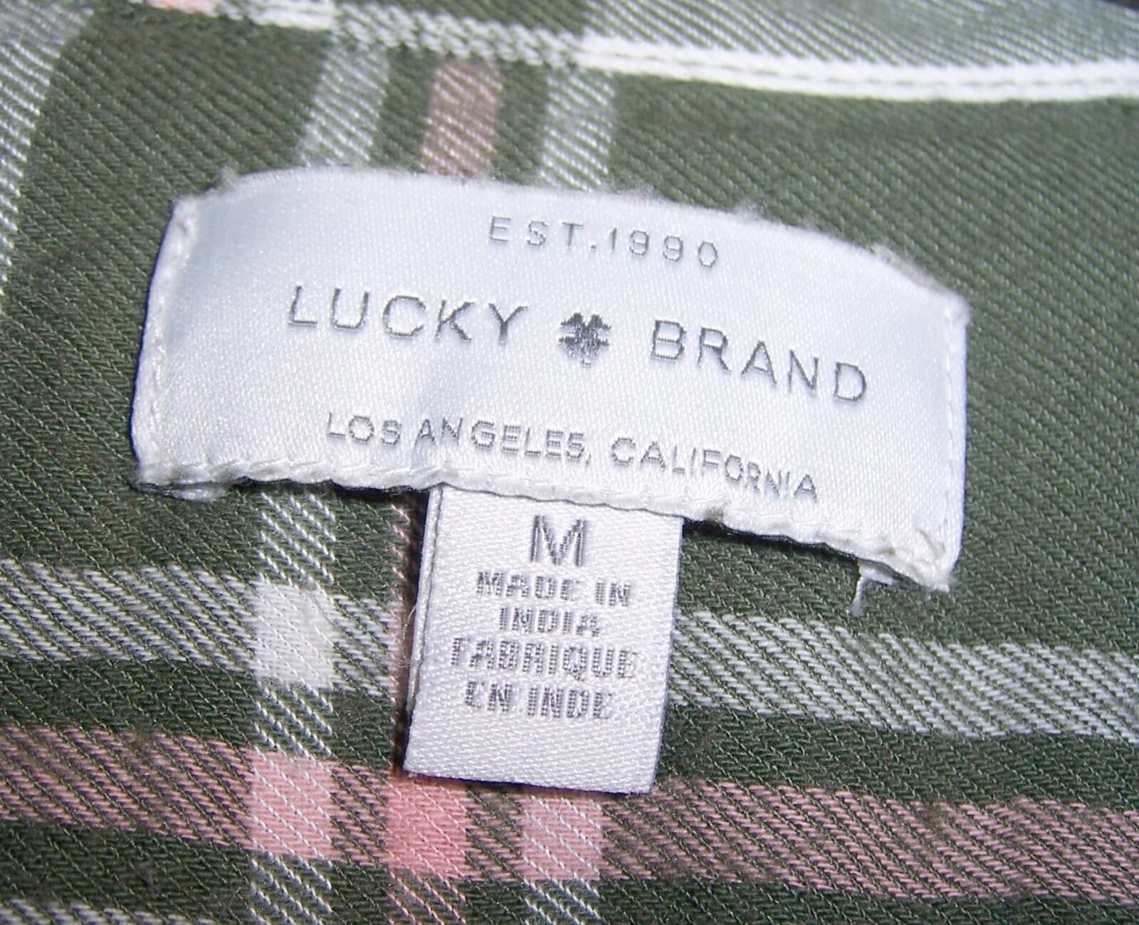 Lucky Brand Lucky Brand Women's Plaid Flannel Button-Up Shirt - Med Size M / US 6-8 / IT 42-44 - 2 Thumbnail