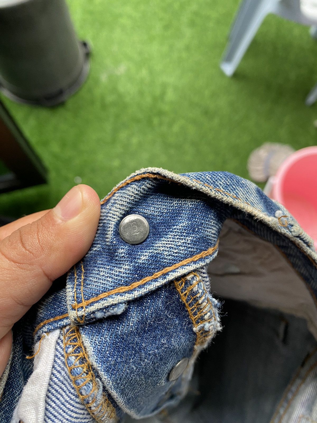 Levi's × Levi's Vintage Clothing × Vintage W28x31 vintage levi's 501 redline 80s made in USA #6 Size 28" / US 6 / IT 42 - 8 Thumbnail