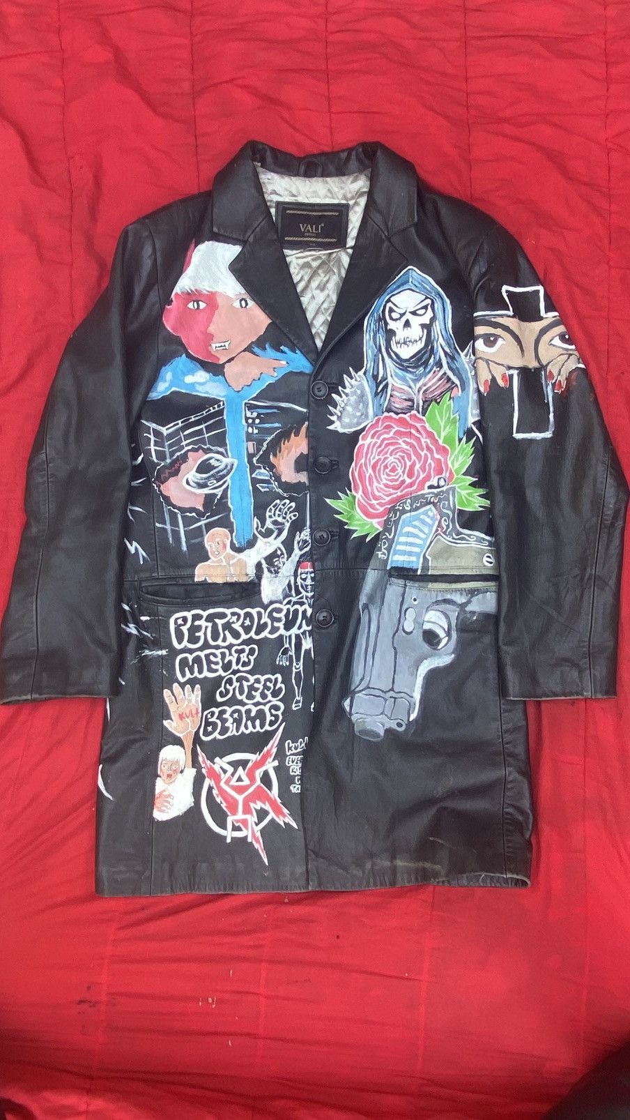Other Kult Resentful Custom leather trench coat Size US XL / EU 56 / 4 - 23 Thumbnail
