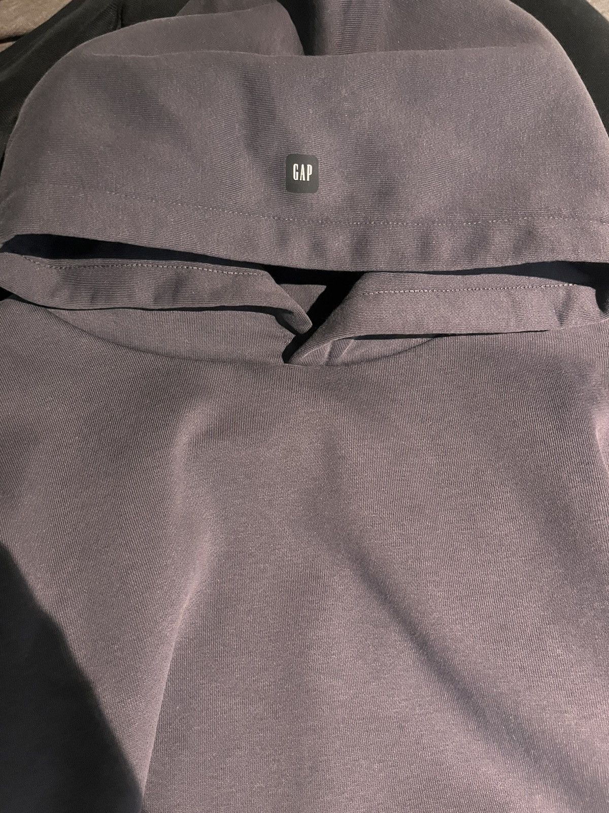 Balenciaga × Gap × Yeezy Yeezy Gap Balenciaga Logo Shrunken Hoodie ‘Dark Grey’ Size US L / EU 52-54 / 3 - 3 Thumbnail