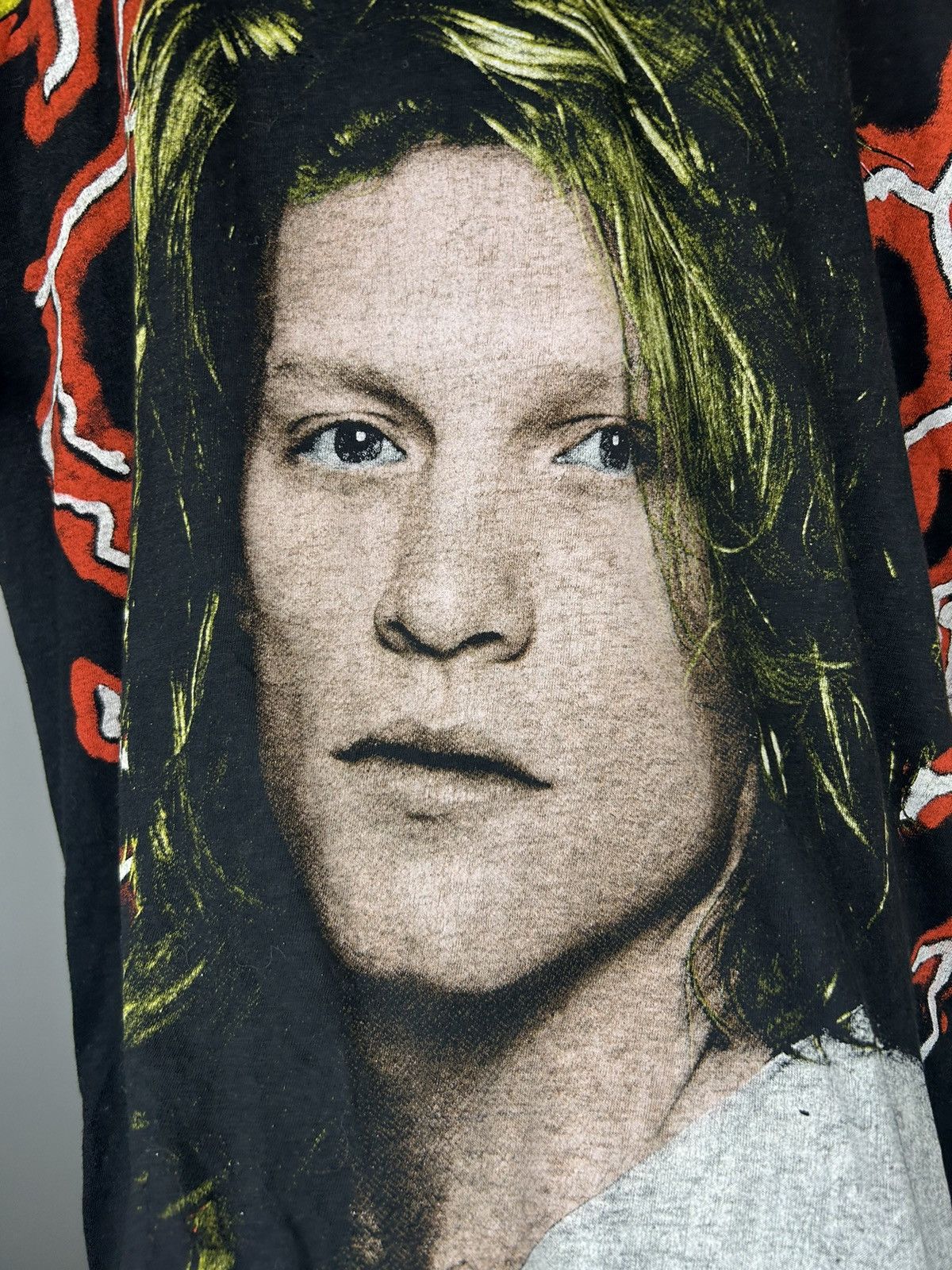 Band Tees × Bon Jovi × Vintage Vintage 90s Bon Jovi All Over Print T shirt Size US L / EU 52-54 / 3 - 14 Thumbnail