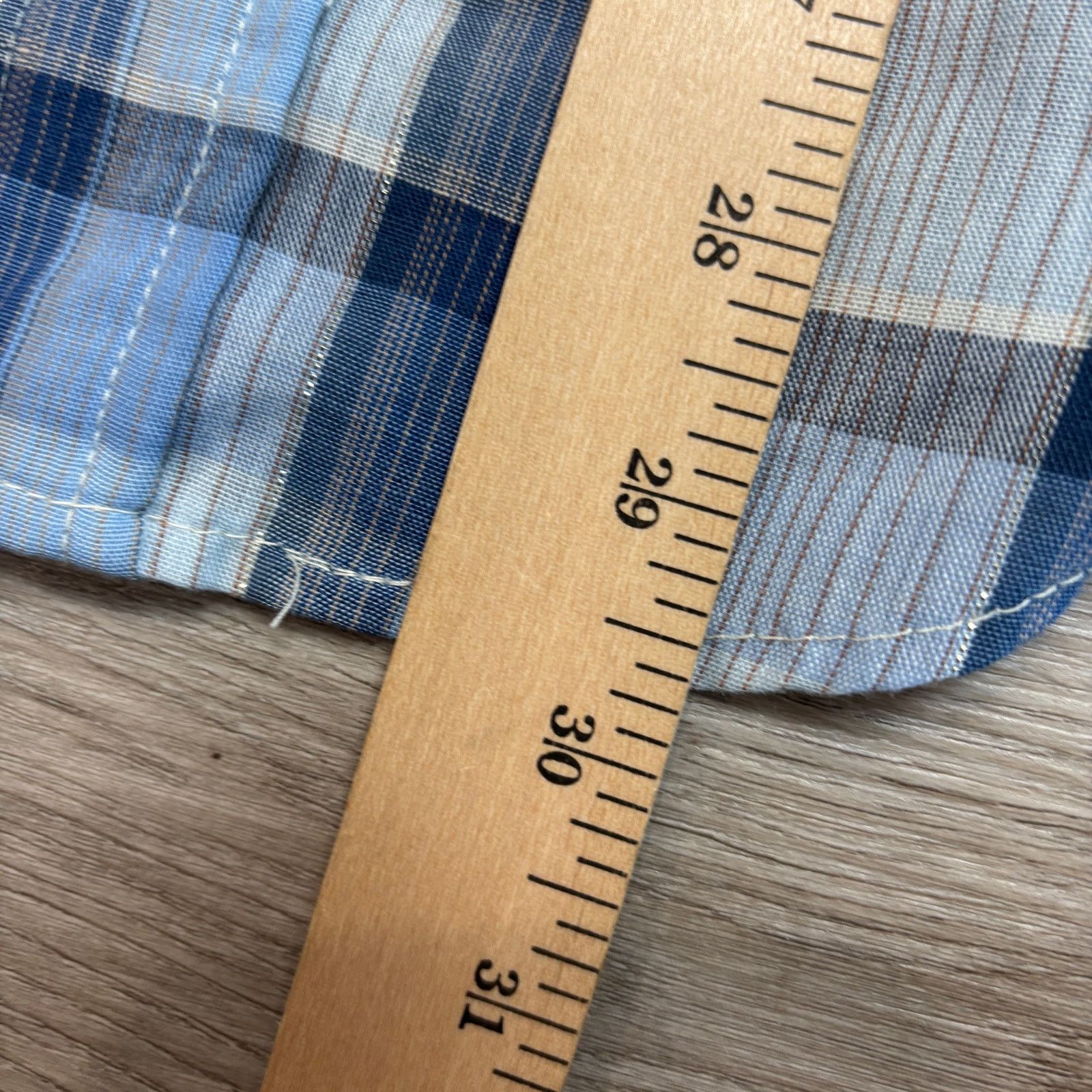 Levi's × Vintage VTG 70s Levi's Pearl Snap Plaid Button Up Shirt Small Size US S / EU 44-46 / 1 - 6 Thumbnail