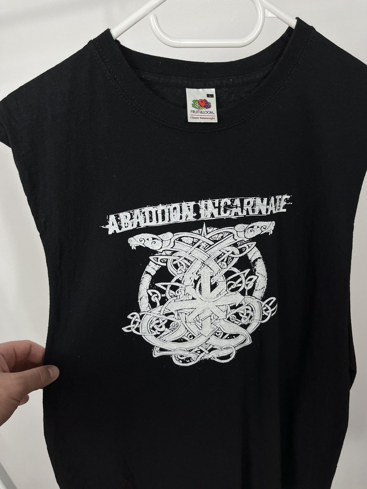 Band Tees × Vintage Abaddon Incarnate Vintage Band Rock Sleeveless Tank Top Size US L / EU 52-54 / 3 - 4 Thumbnail