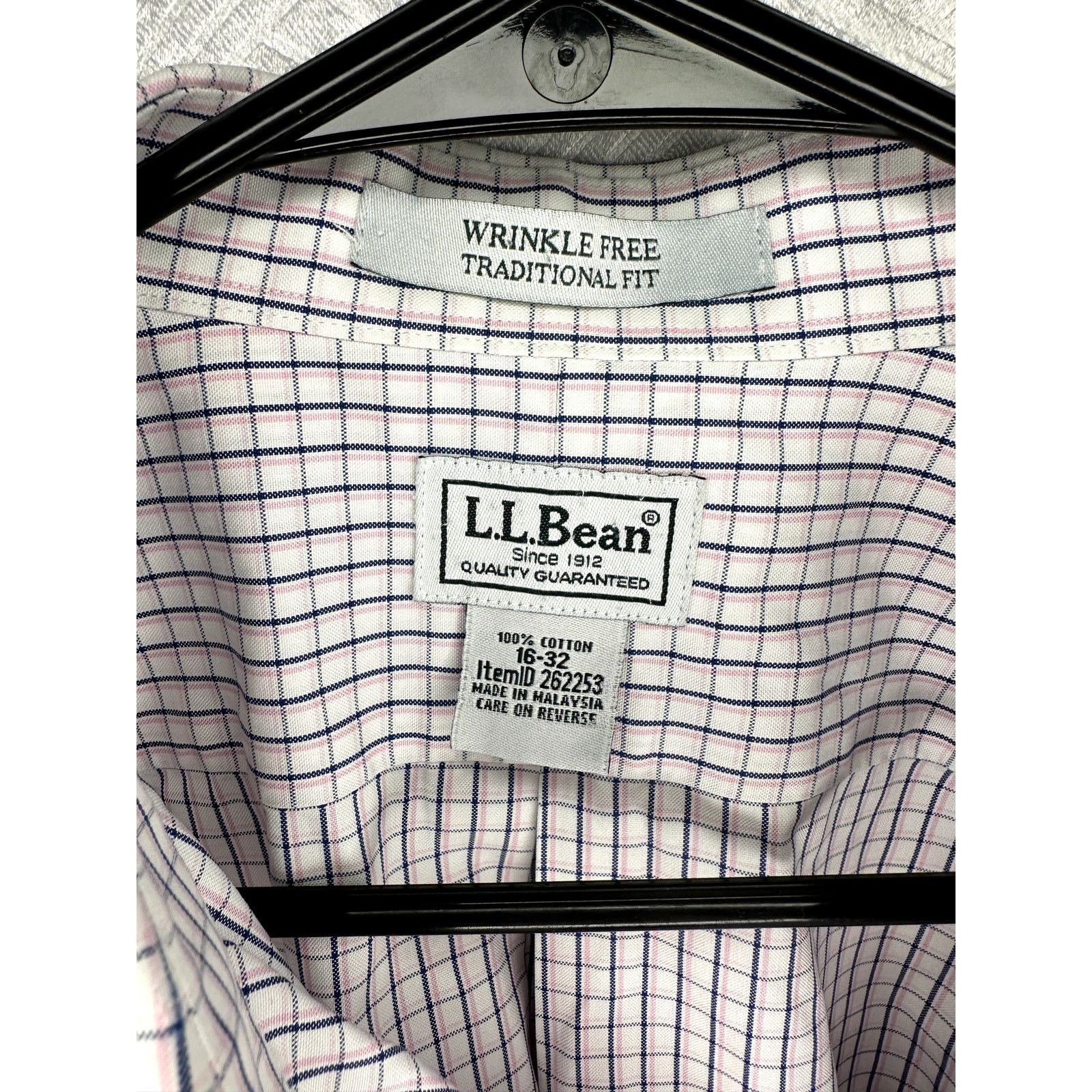 L.L. Bean L.L. Bean Traditional Fit Button Down Shirt Pink 16-32 Size US S / EU 44-46 / 1 - 2 Thumbnail