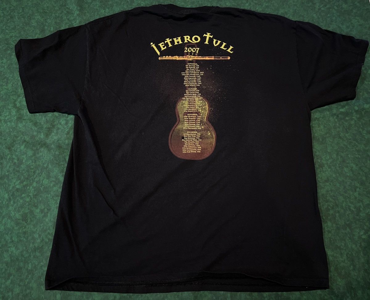 Band Tees Jethro Tull Band 2007 Double Sided Metal Tour Dates Concert Size US XXL / EU 58 / 5 - 4 Thumbnail