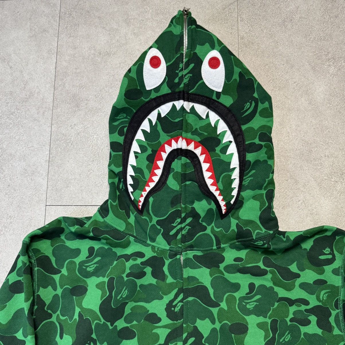 Bape New Bape Shibuya Limited Camo Full Zip Shark Hoodie Size US M / EU 48-50 / 2 - 3 Thumbnail