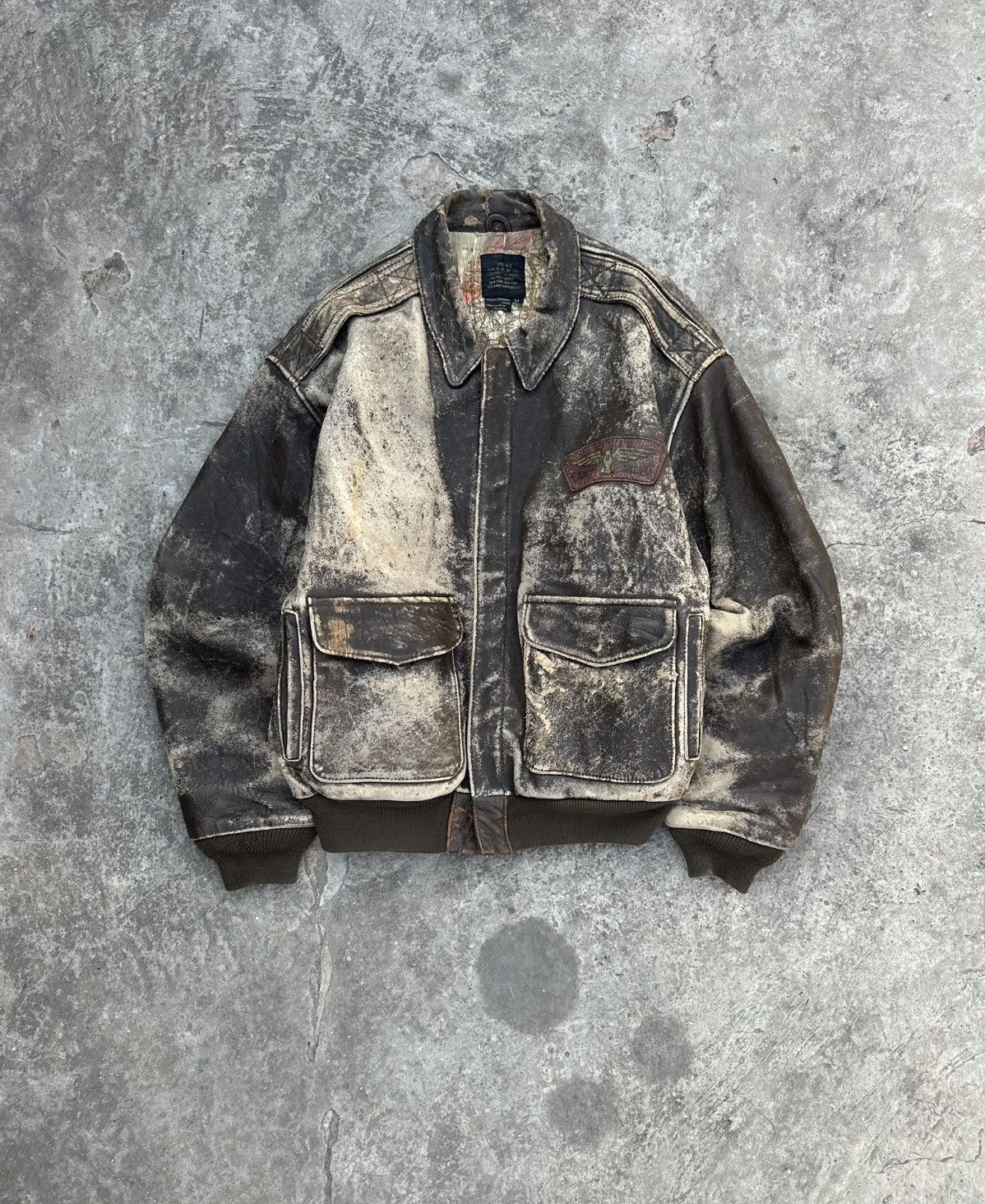Avirex 80s Vintage Avirex “Glenn Miller” A-2 Flight Jacket (1987) Size US L / EU 52-54 / 3 - 1 Thumbnail