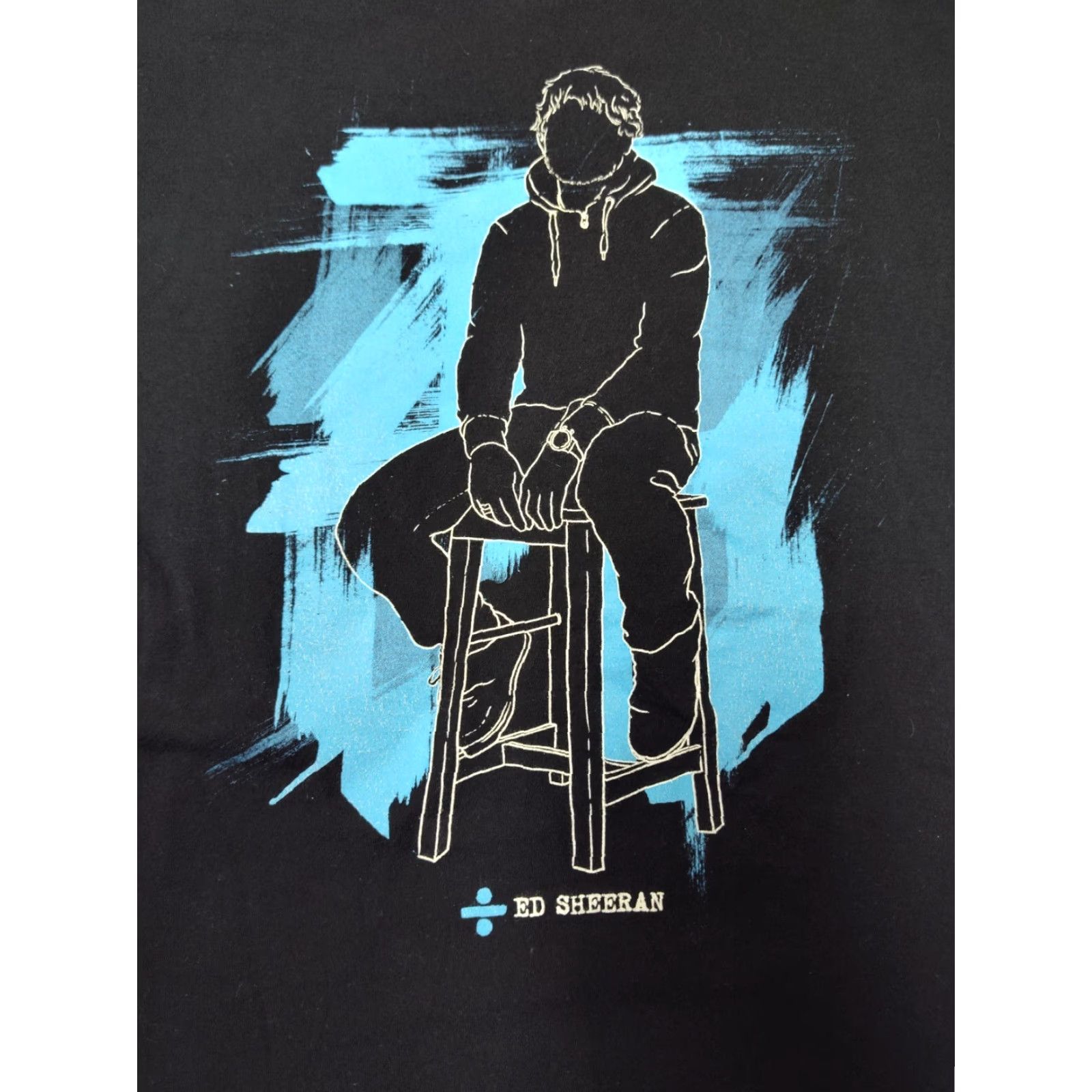 Next Level Ed Sheeran Divide Tour Concert T-Shirt Mens Large Black Graphic Tee 100% Cotton Size US L / EU 52-54 / 3 - 3 Thumbnail