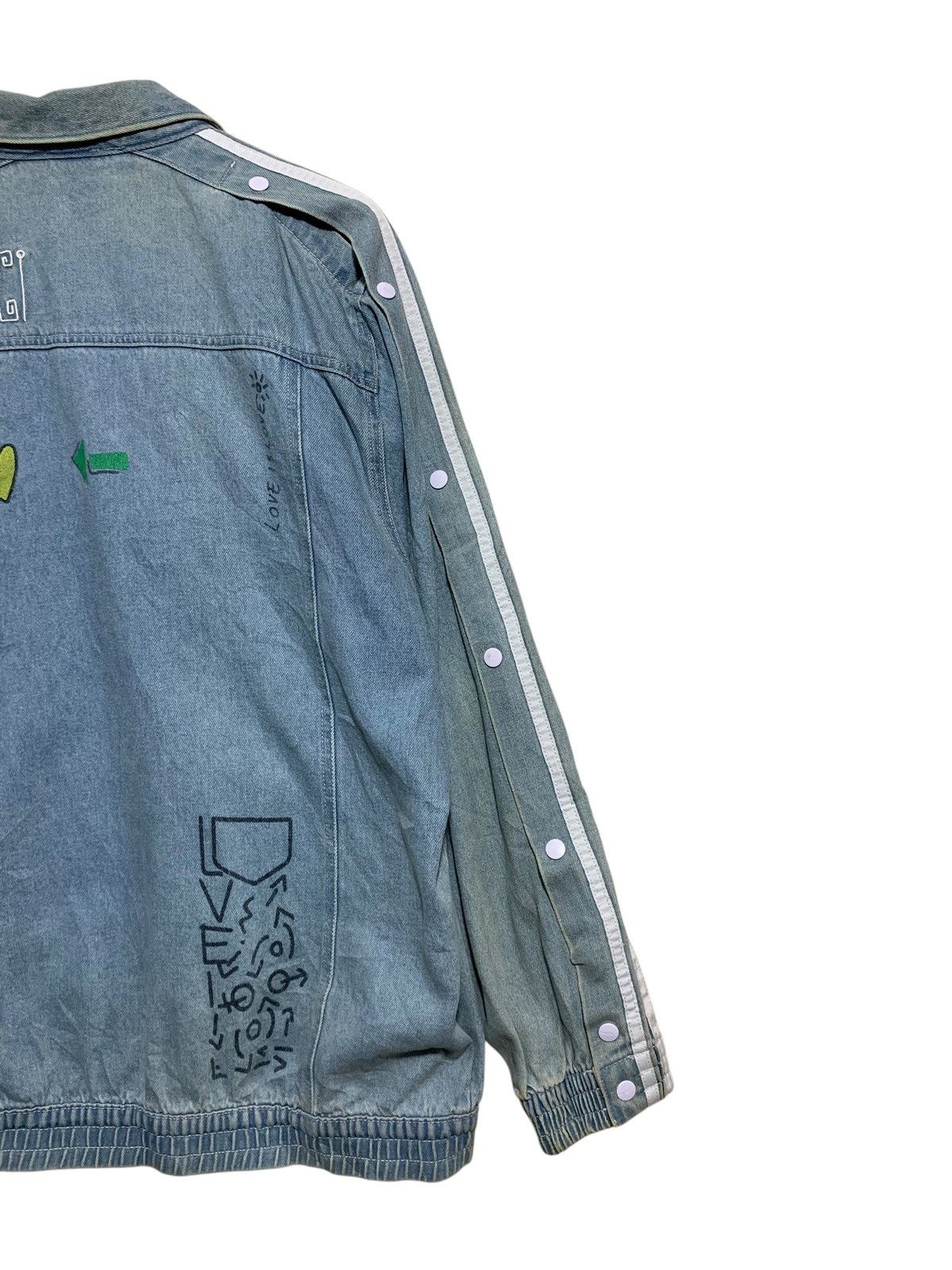 Adidas 🔥ADIDAS X FIORUCCI BLUE DENIM JACKETS Size M / US 6-8 / IT 42-44 - 11 Thumbnail