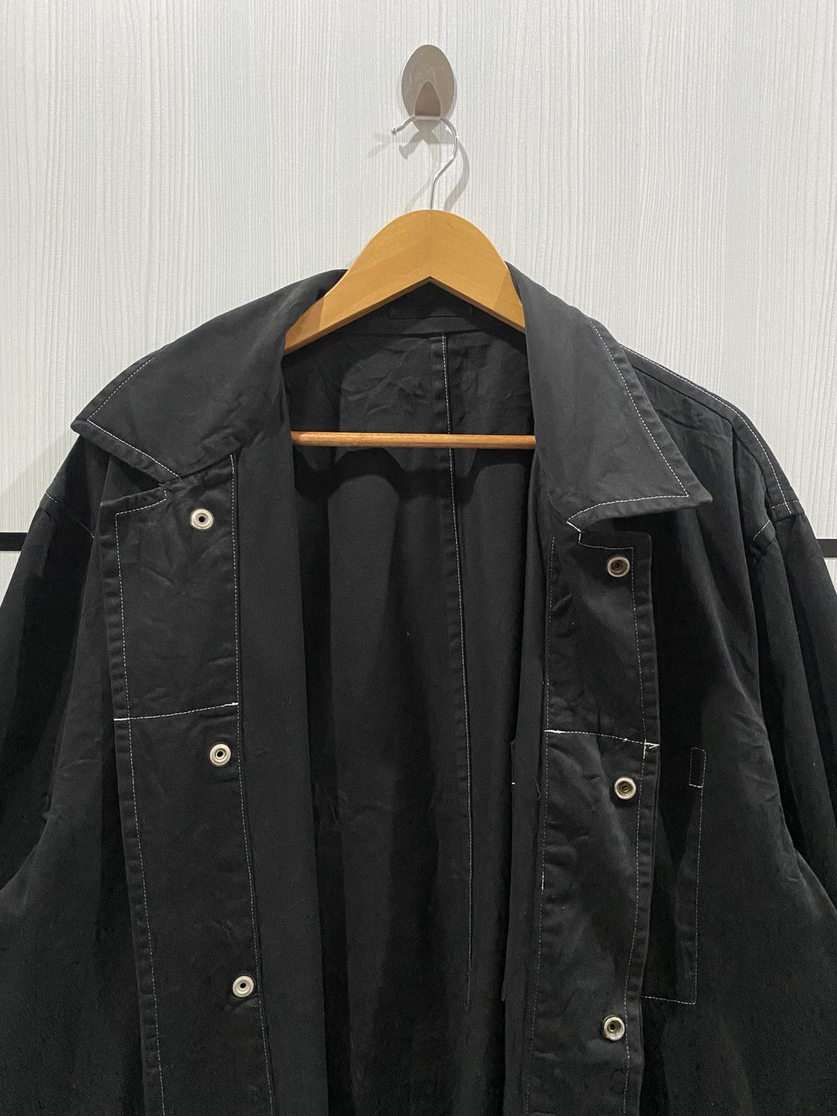 Comme des Garcons Vintage Comme des Garcons Oversized Coated Coat Long Jacket Size US M / EU 48-50 / 2 - 7 Thumbnail