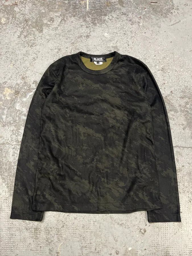 Comme des Garcons × Vintage AW2018 Comme des Garçons Black Green Light Sweater Size US S / EU 44-46 / 1 - 1 Thumbnail