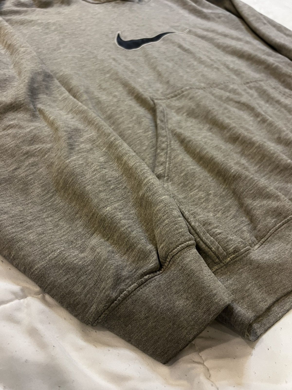 Nike × Vintage Vintage Y2K NIKE Big Spell-Out Hoodie Size US L / EU 52-54 / 3 - 3 Thumbnail