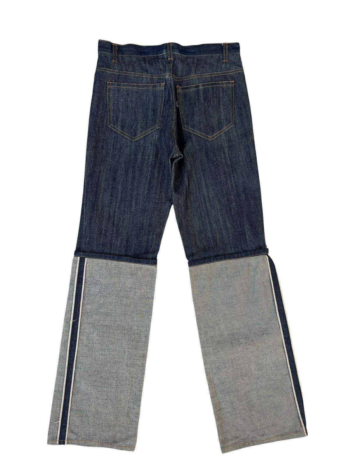 Vintage CLUTCH Japan Folded Leg Redline Selvedge Denim Size US 30 / EU 46 - 13 Thumbnail