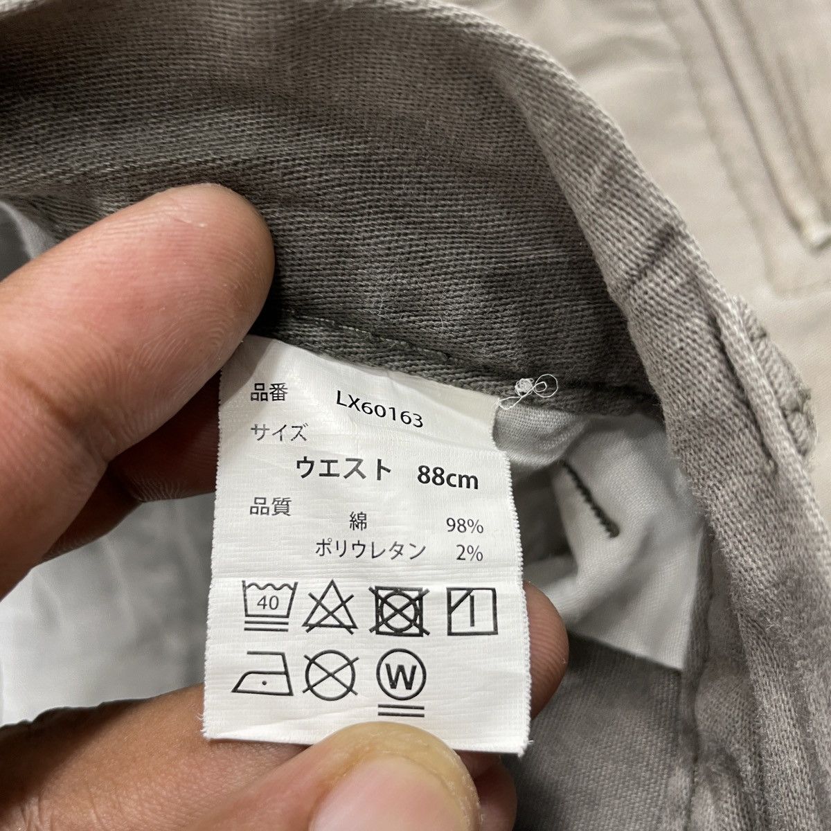 Japanese Brand × Vintage Vintage Japanese Brand Faded Cargo Pant Size US 34 / EU 50 - 9 Thumbnail