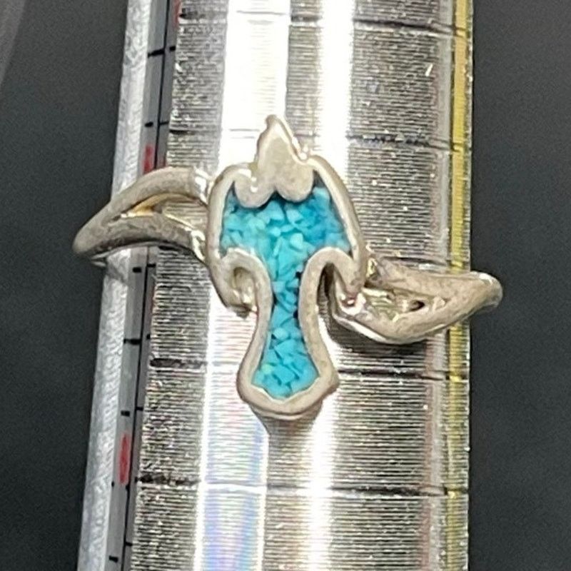 Other Vtg Native American Sterling Silver Thunderbird Ring sz 5.25 Size ONE SIZE - 3 Thumbnail