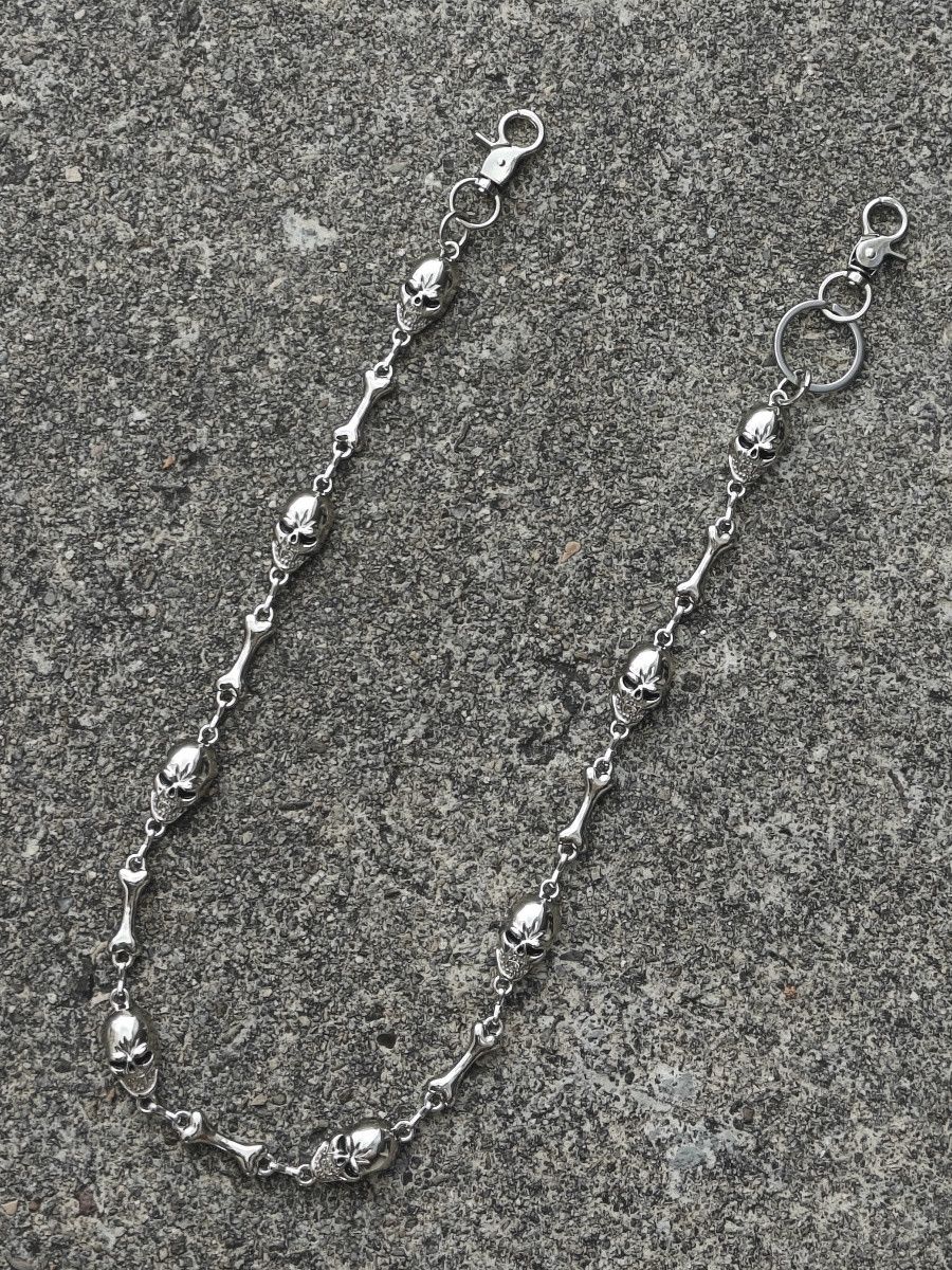 Jewelry Skull Wallet chain Size ONE SIZE - 13 Thumbnail