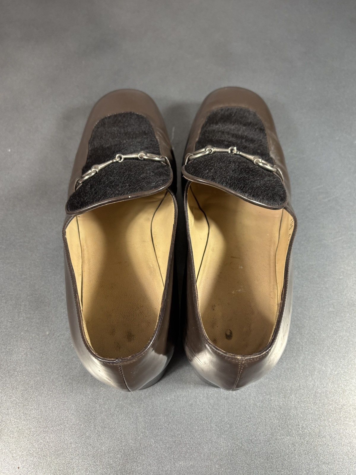 Gucci Vintage Gucci Horsebit Loafers 90s Tom Ford Pony Hair 2000s Size US 7 / IT 37 - 8 Thumbnail