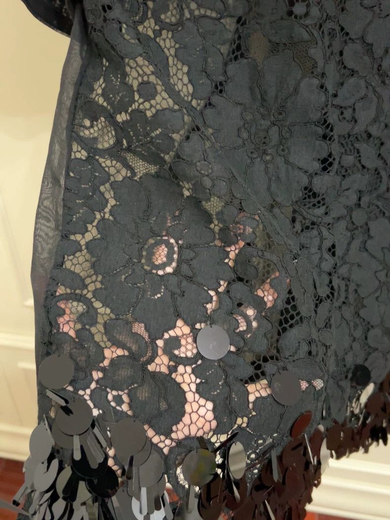 Dries Van Noten dries van noten Lace see-through sequin shirt 2505-Nextarro Size US S / EU 44-46 / 1 - 4 Thumbnail