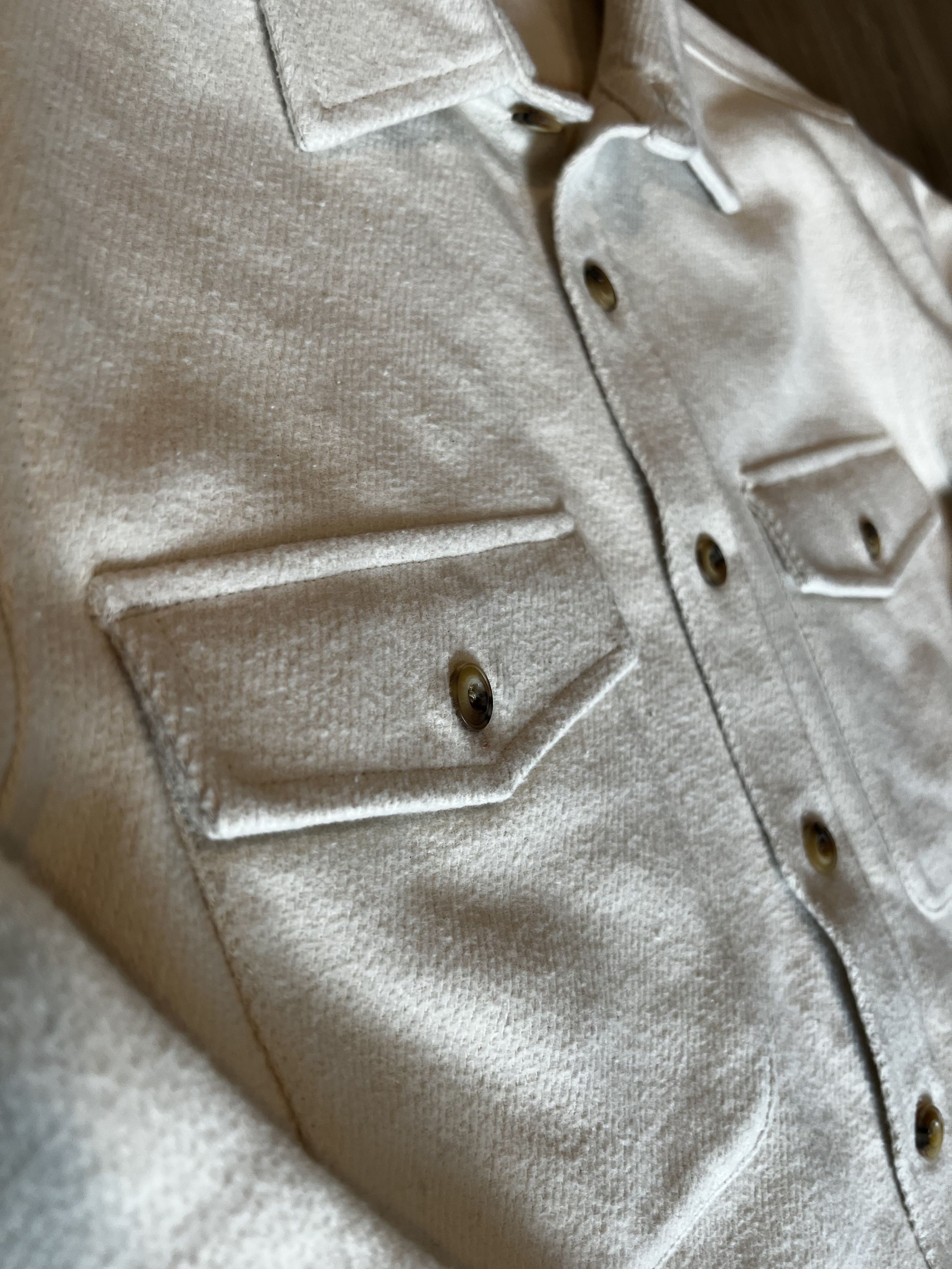 Taylor Stitch Maritime Shirt Jacket in Vintage White Moleskin Twill Size US M / EU 48-50 / 2 - 3 Thumbnail