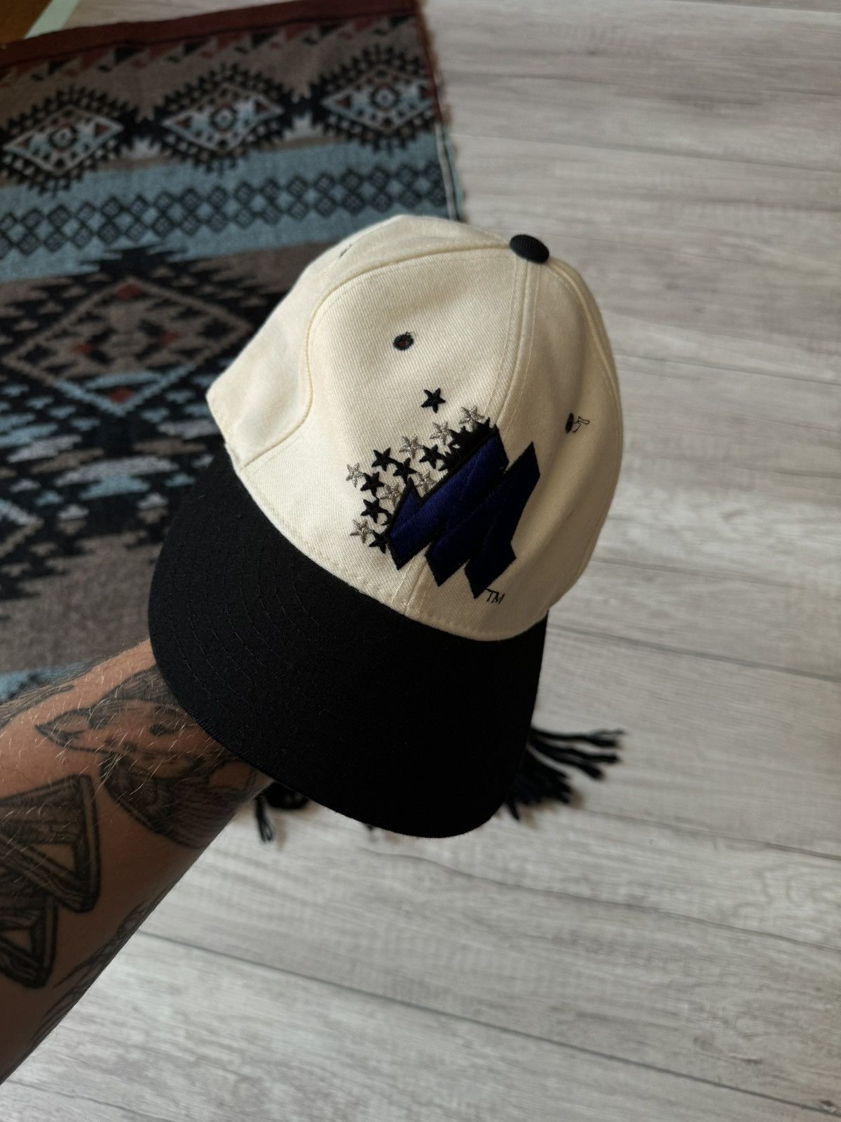New Era Vintage 90s Orlando Magic New Era Pro Model Cap 100% Wool Size ONE SIZE - 2 Thumbnail